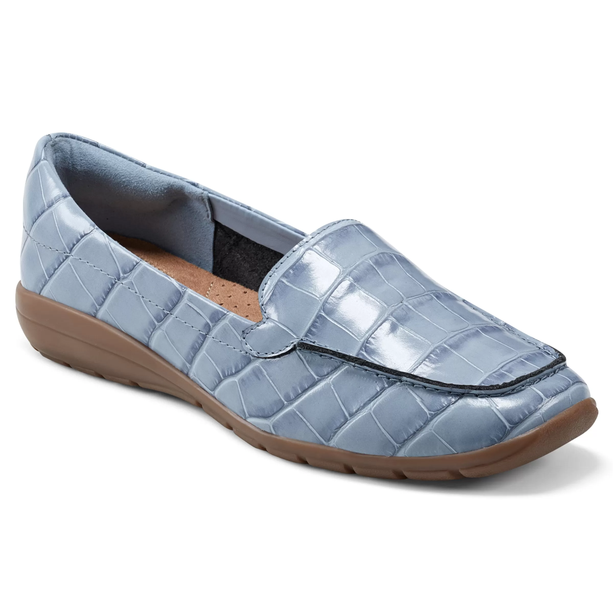 eFlex | eFlex-Easy Spirit Abide Casual Flats Light Blue Croco