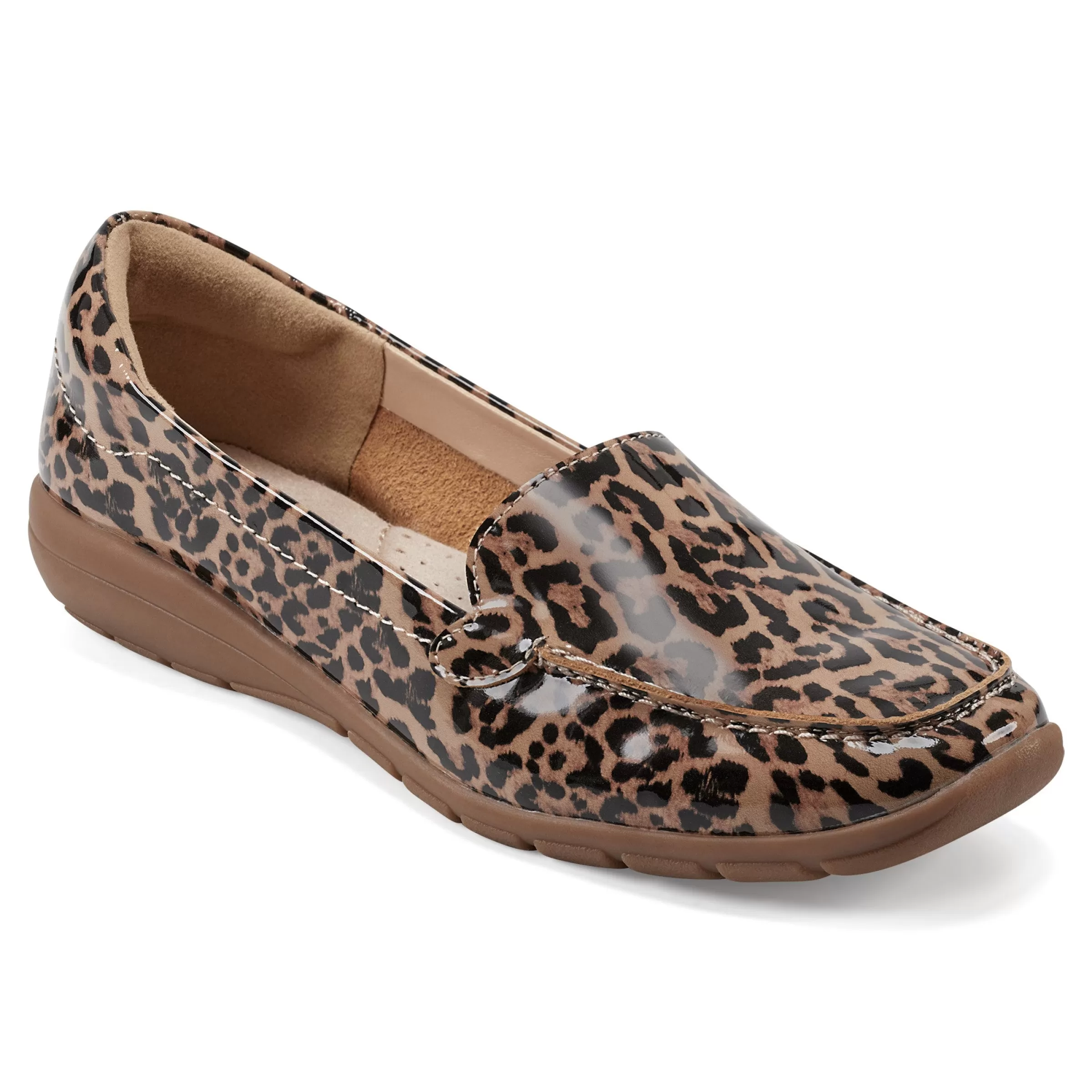 eFlex | eFlex-Easy Spirit Abide Casual Flats Leopard Patent