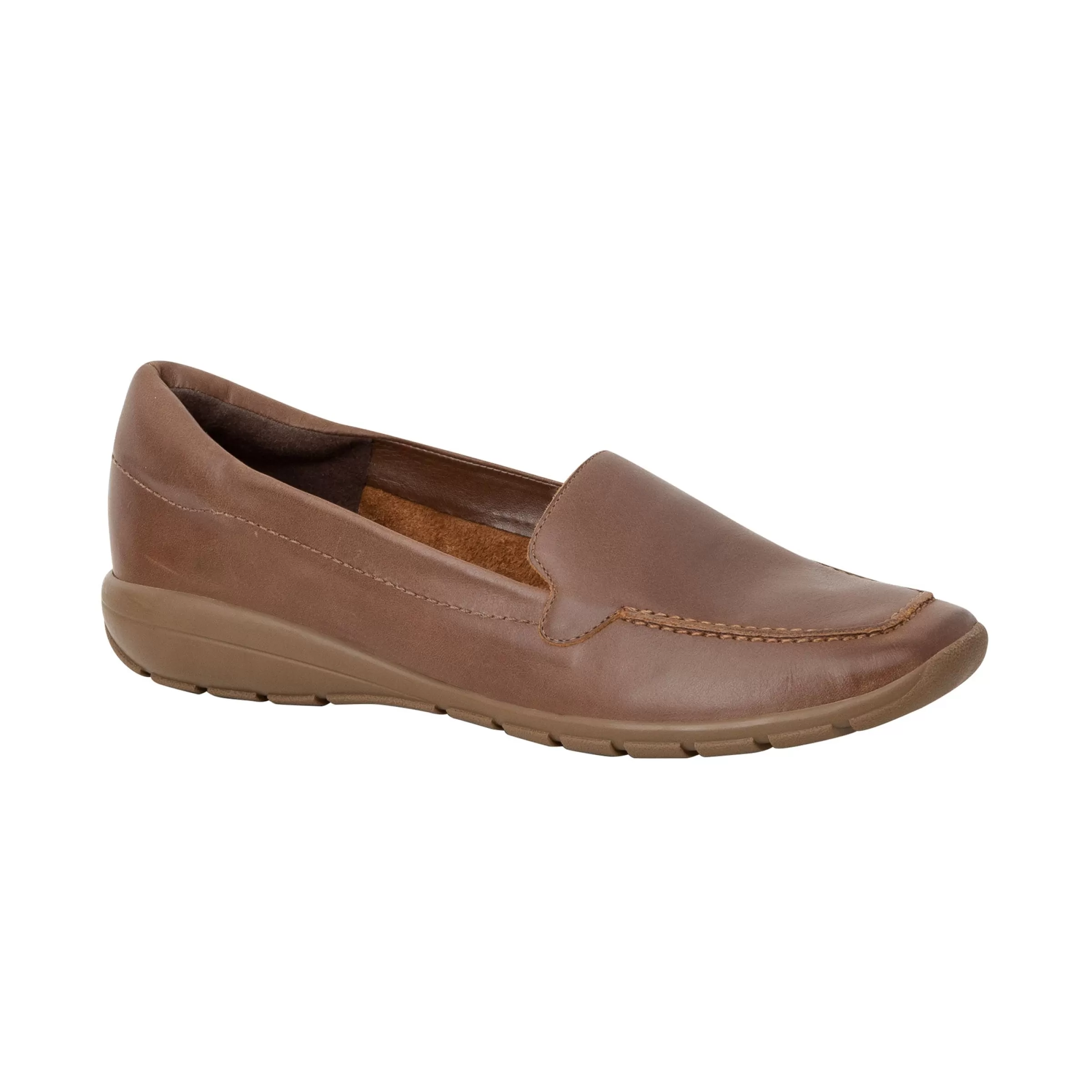 eFlex | eFlex-Easy Spirit Abide Casual Flats Brown Leather