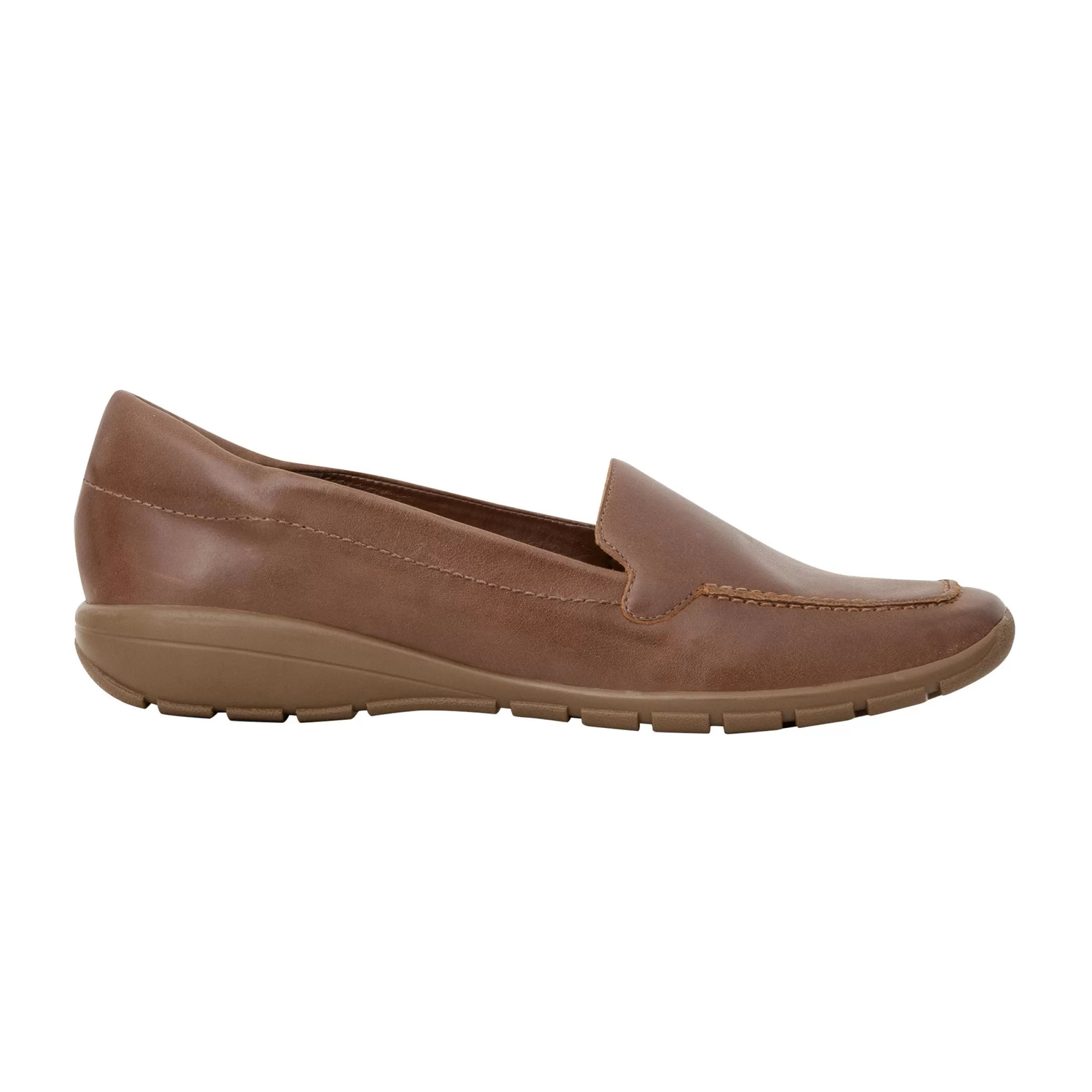 eFlex | eFlex-Easy Spirit Abide Casual Flats Brown Leather