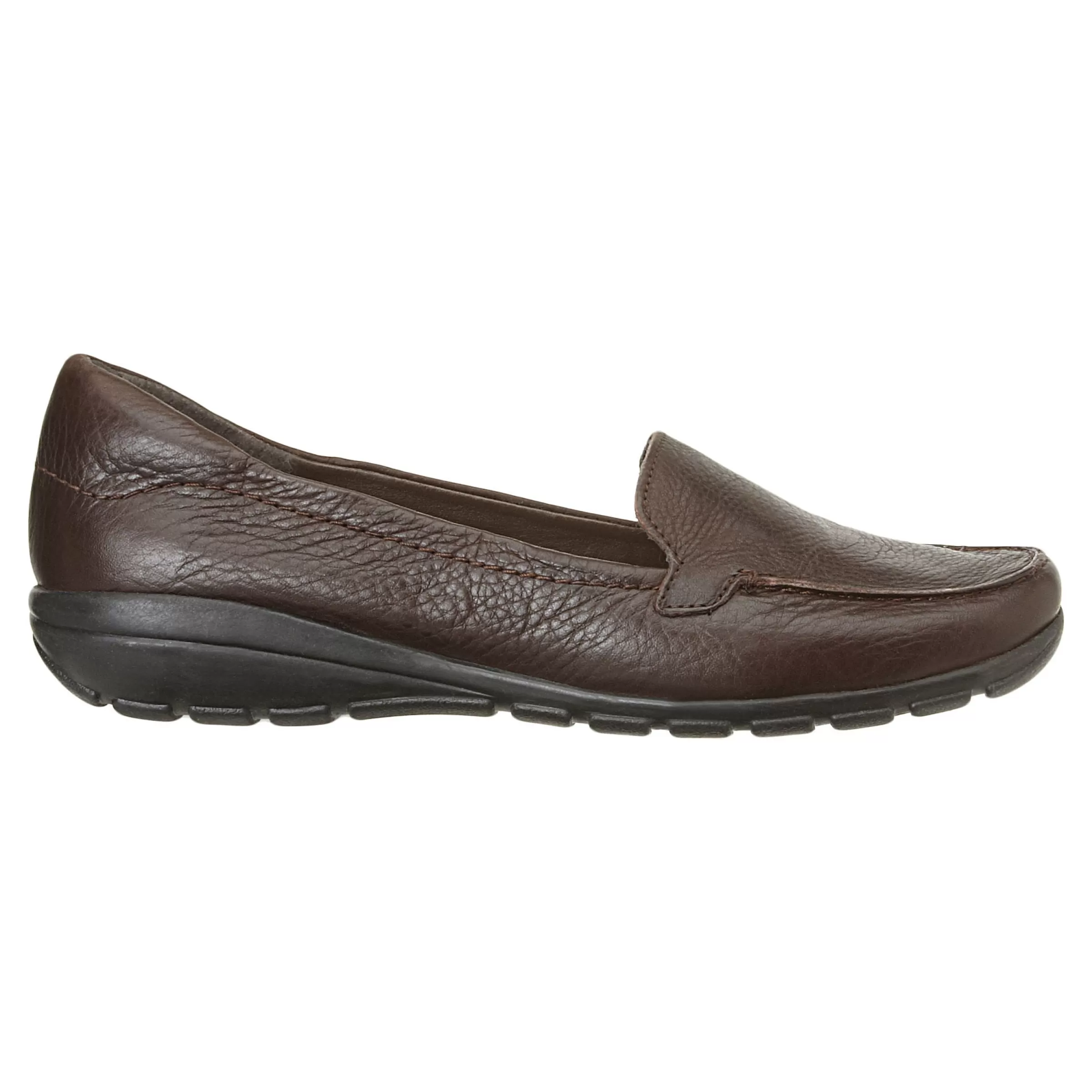 eFlex | eFlex-Easy Spirit Abide Leather Casual Flats Bittersweet Leather