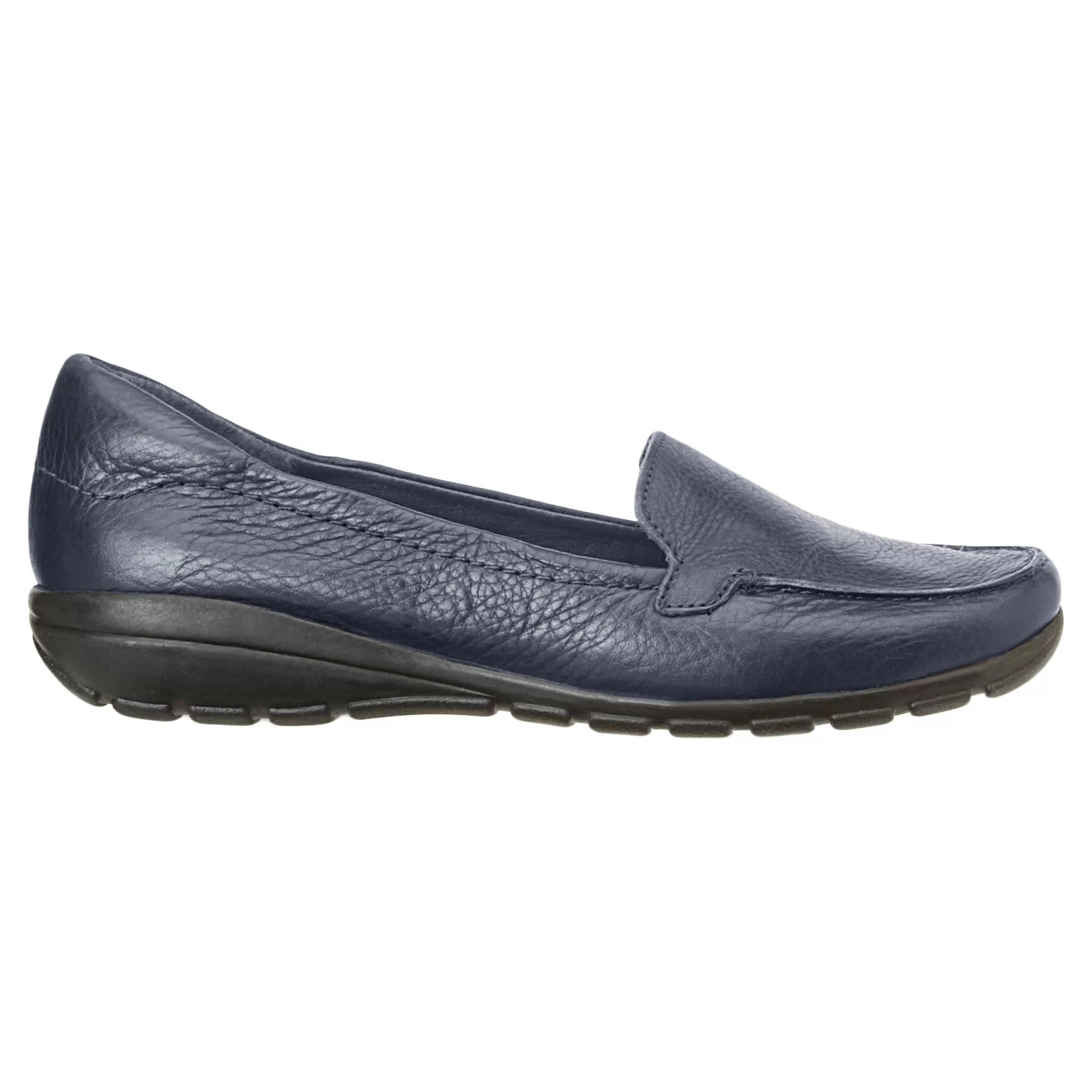 eFlex | eFlex-Easy Spirit Abide Leather Casual Flats Bright Navy Leather