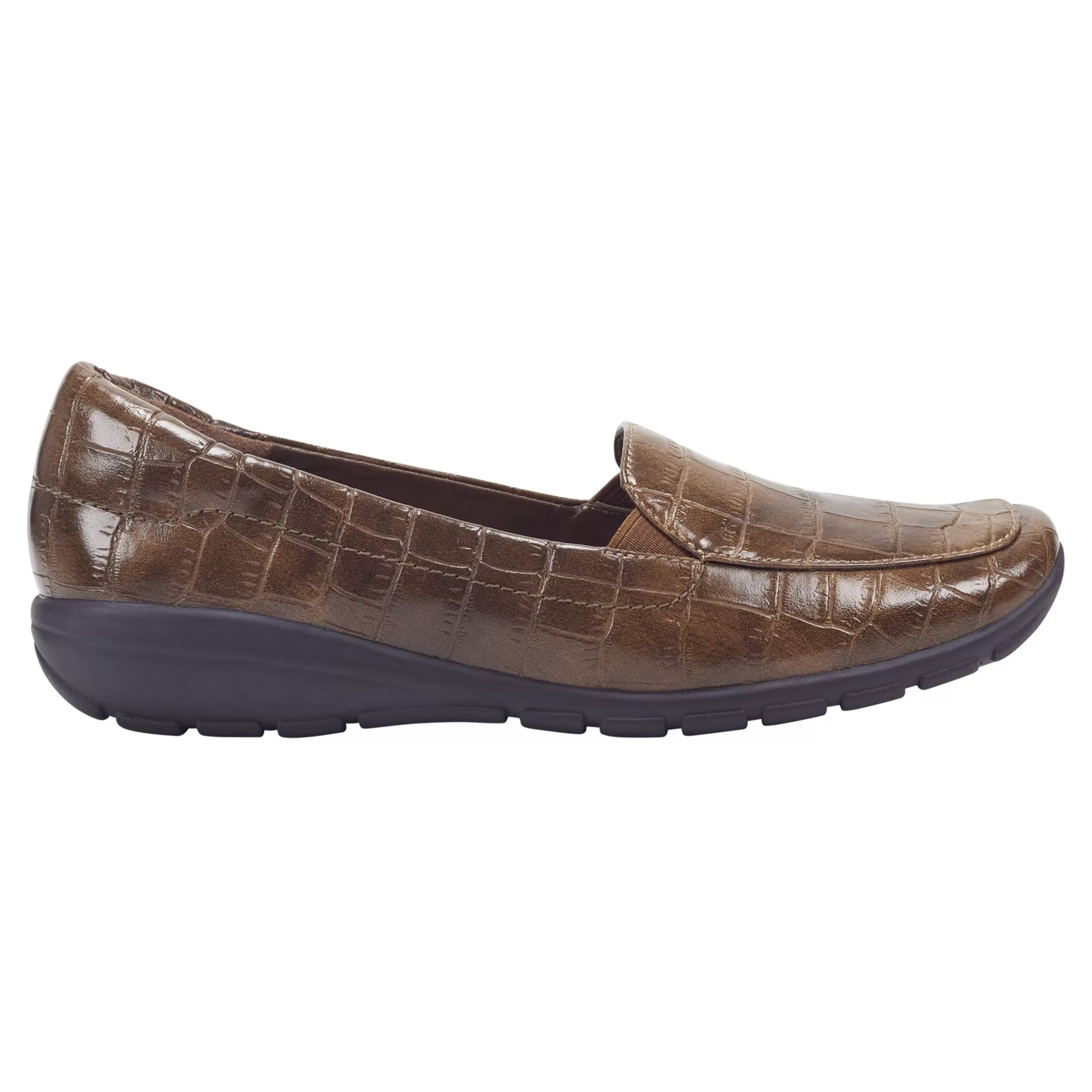 Flats | Flats-Easy Spirit Abriana Casual Flats Brown Croco