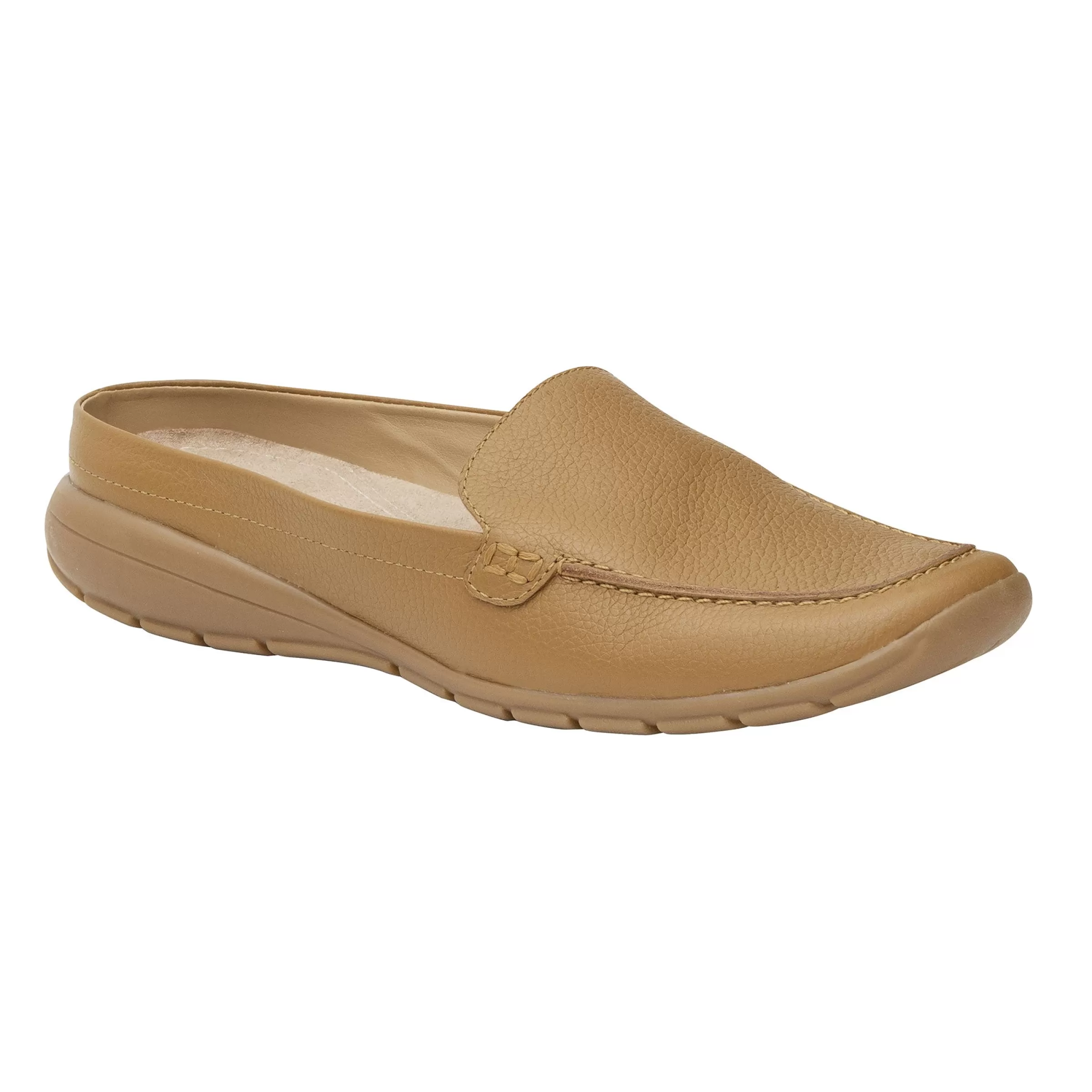 Mules | Mules-Easy Spirit Aggie Casual Slip On Mules Brown Leather