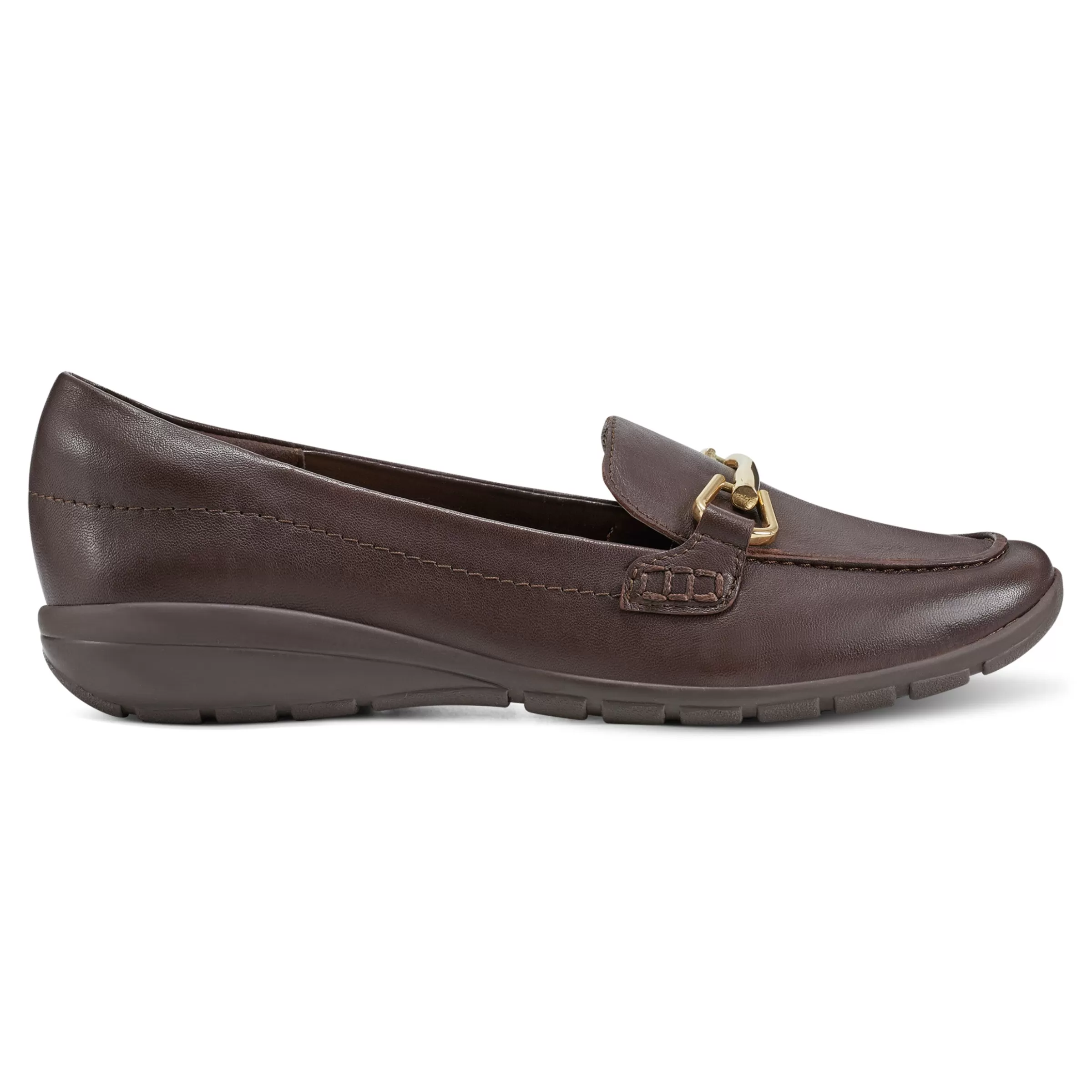 eFlex | eFlex-Easy Spirit Amalie Casual Loafers Dark Brown Leather