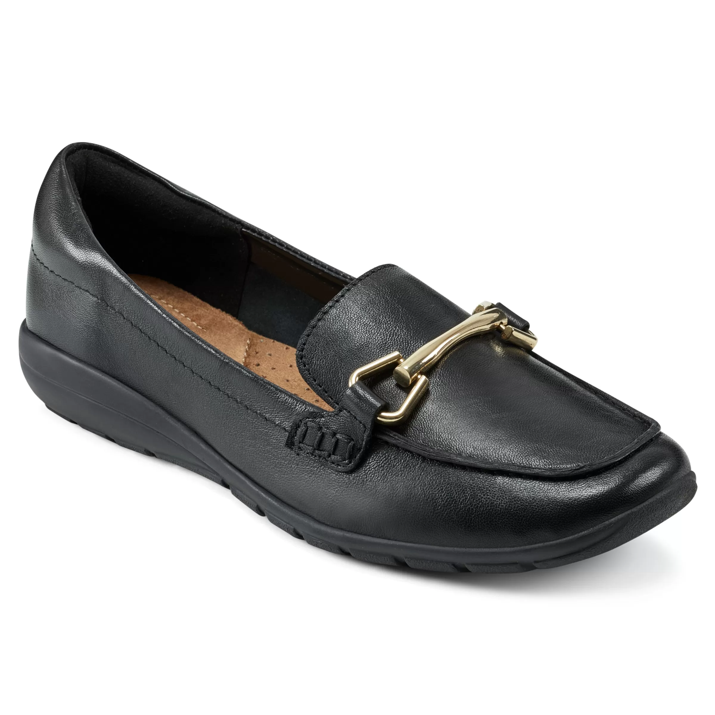 eFlex | eFlex-Easy Spirit Amalie Casual Loafers Black Leather