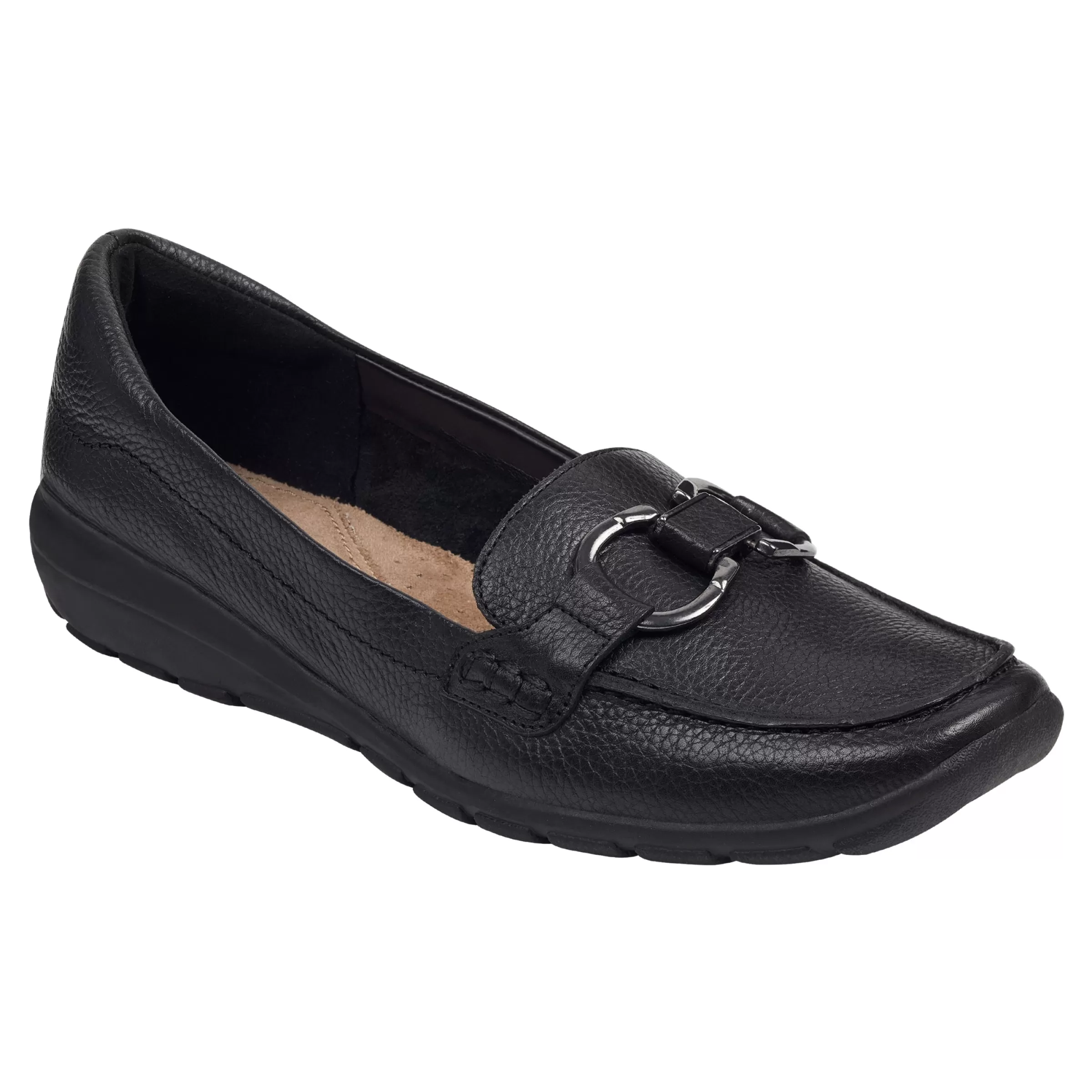 Loafers | Loafers-Easy Spirit Avienta Casual Loafers Black Leather