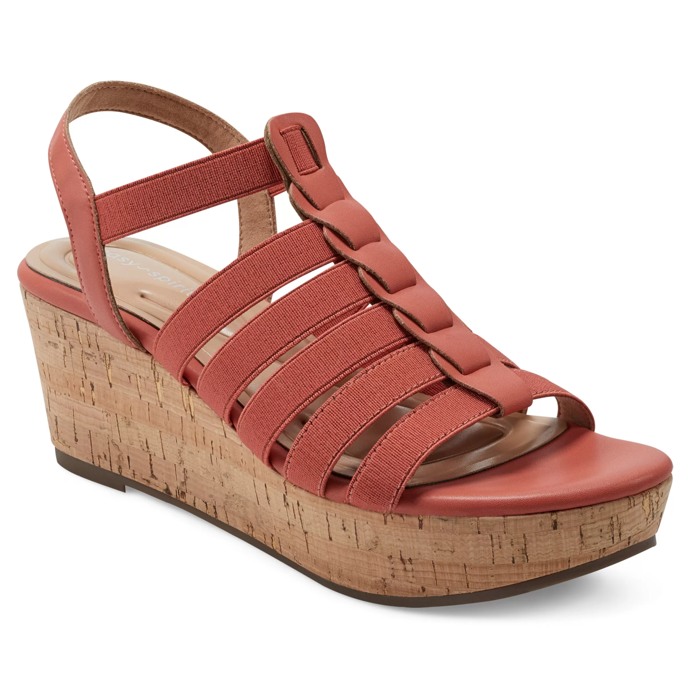 Dress | Sandals-Easy Spirit Avinna Platform Wedge Sandals Orange