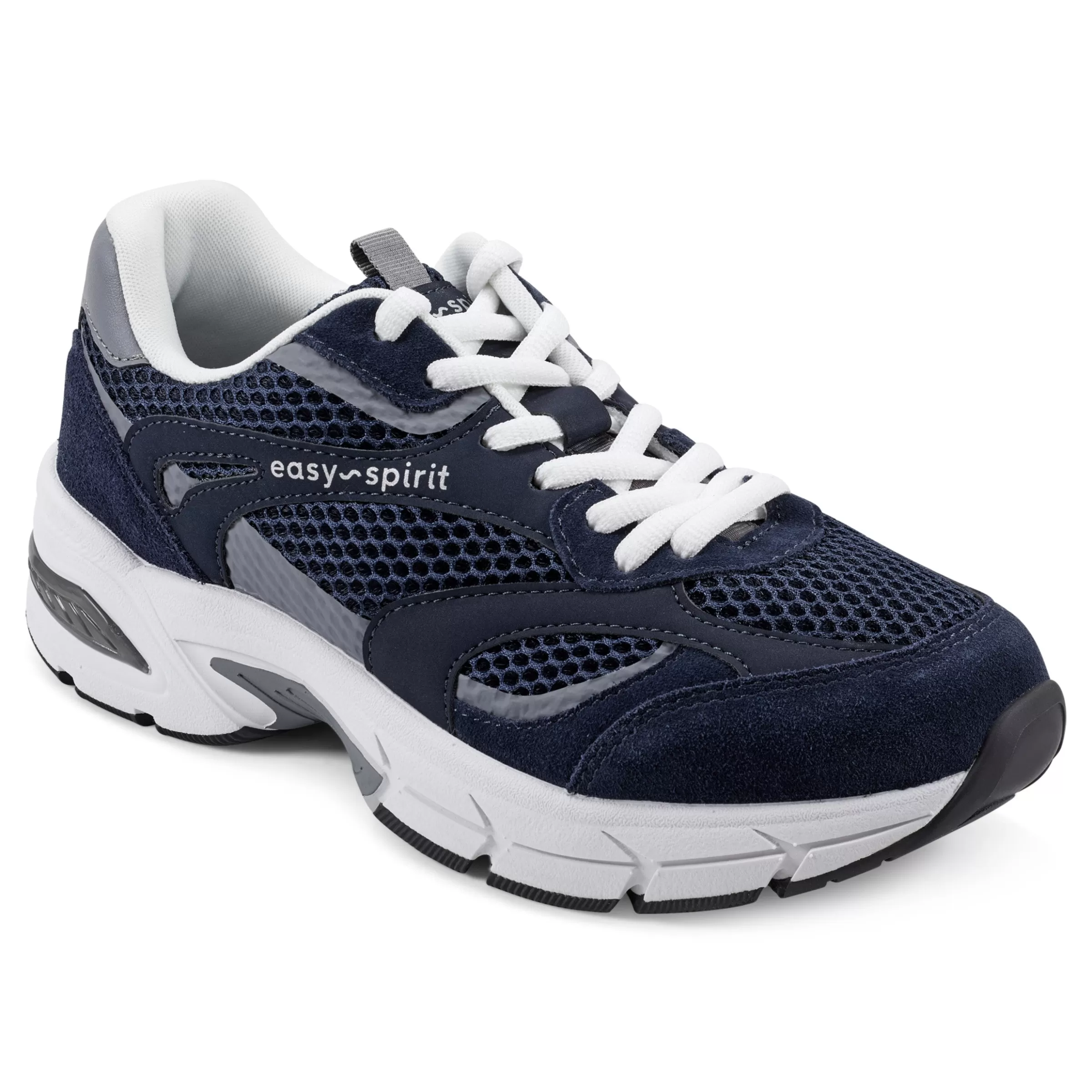 Sneakers | Sneakers-Easy Spirit Barbeau Lace-Up Walking Shoes Navy