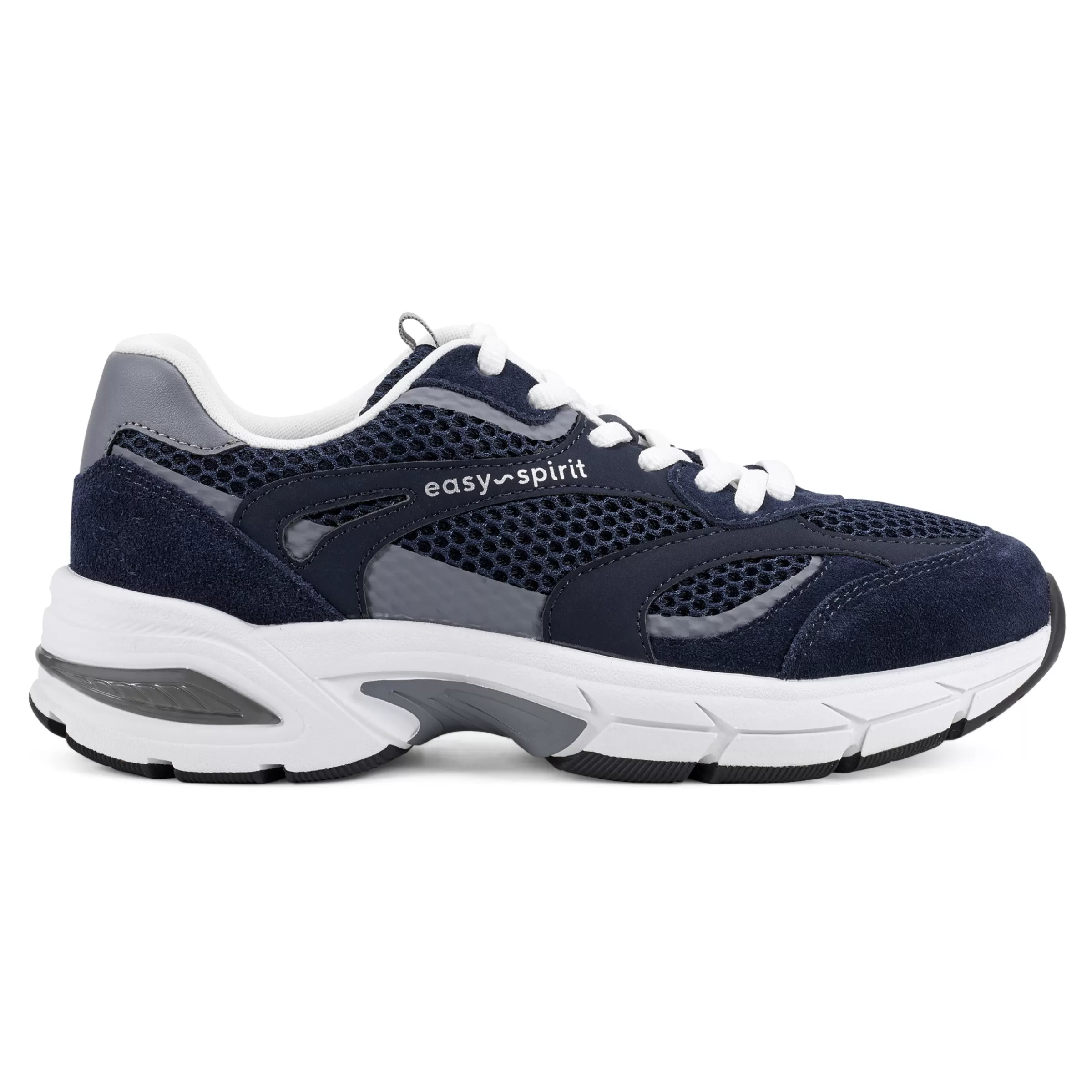 Sneakers | Sneakers-Easy Spirit Barbeau Lace-Up Walking Shoes Navy