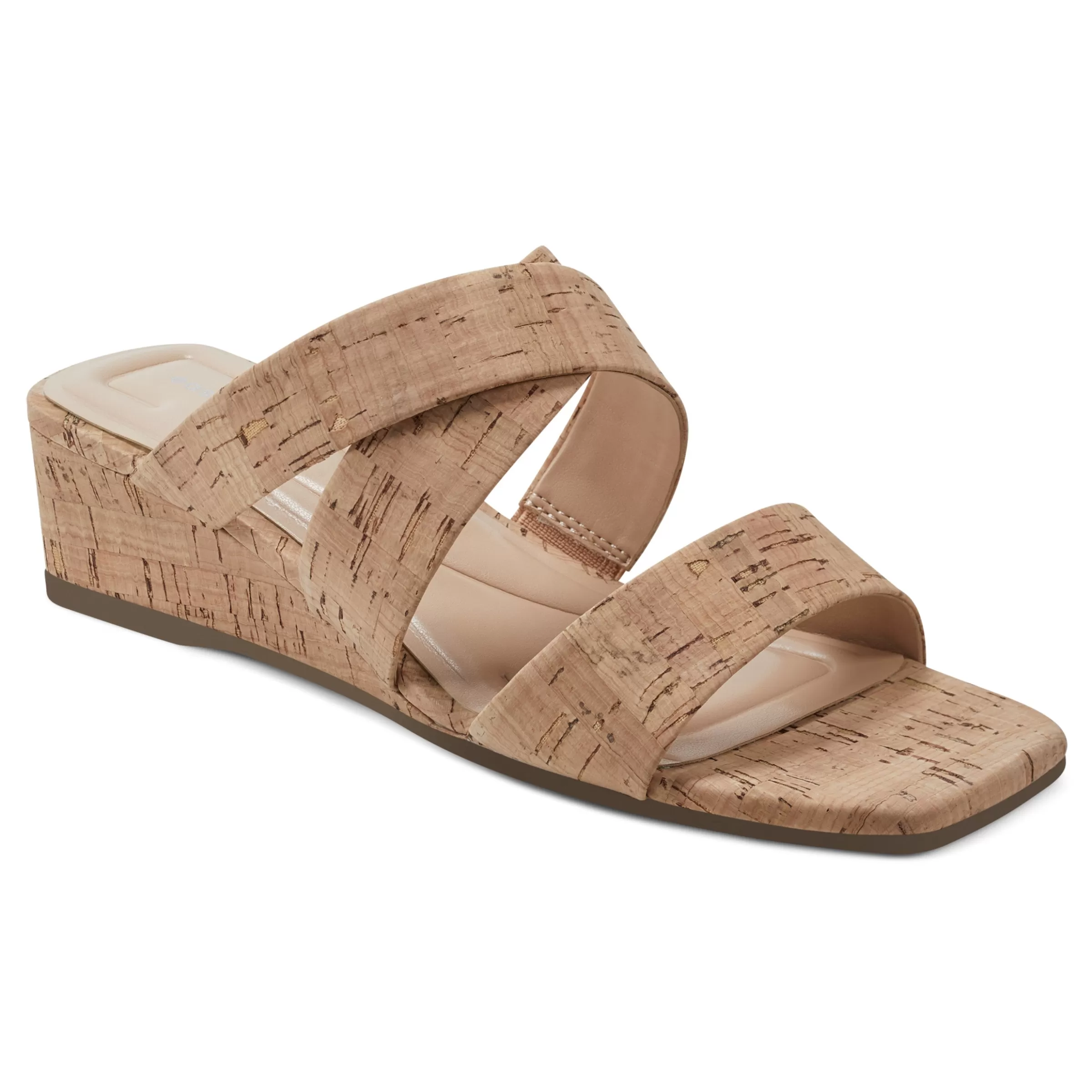 Dress | Sandals-Easy Spirit Becky Wedge Sandals Natural Cork