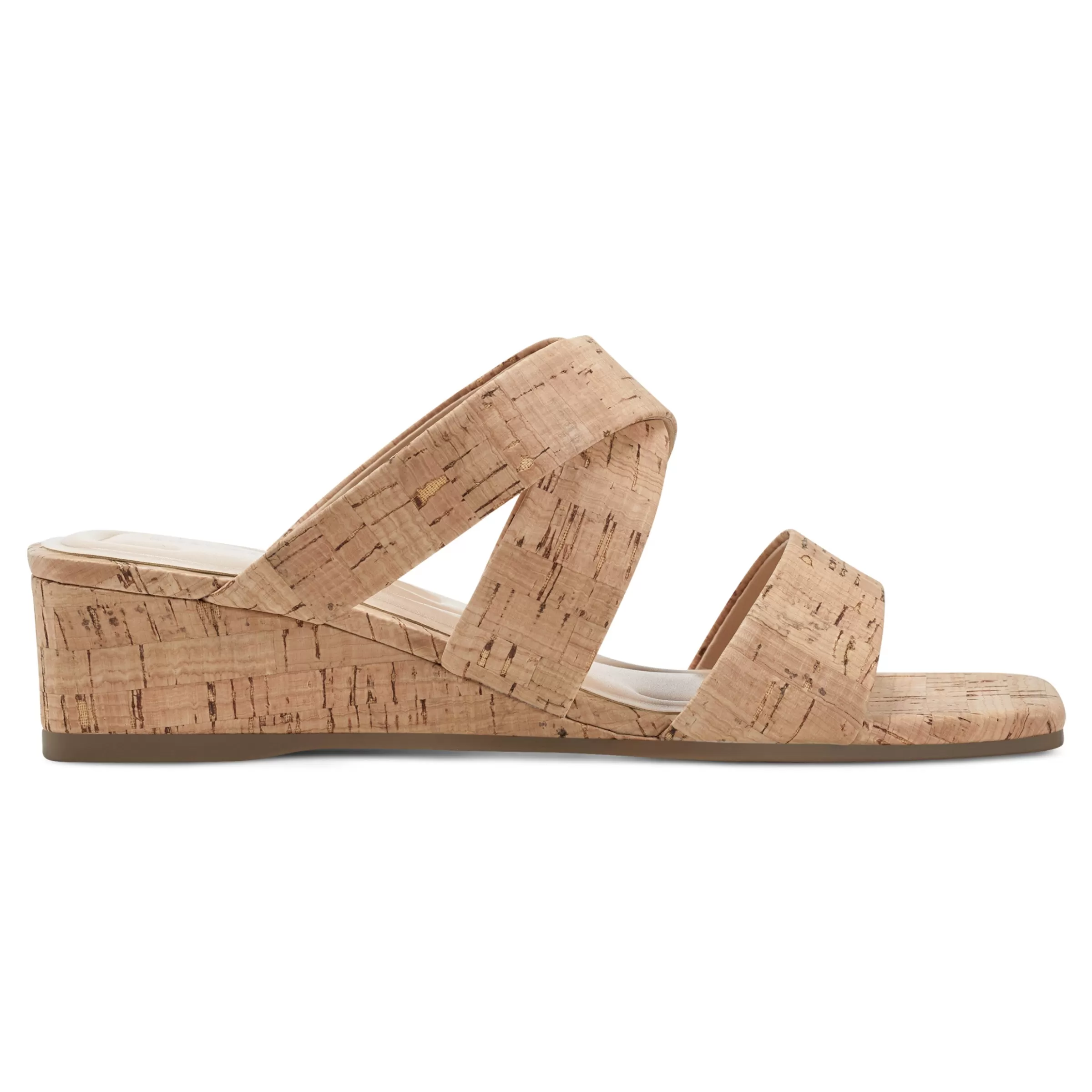 Dress | Sandals-Easy Spirit Becky Wedge Sandals Natural Cork