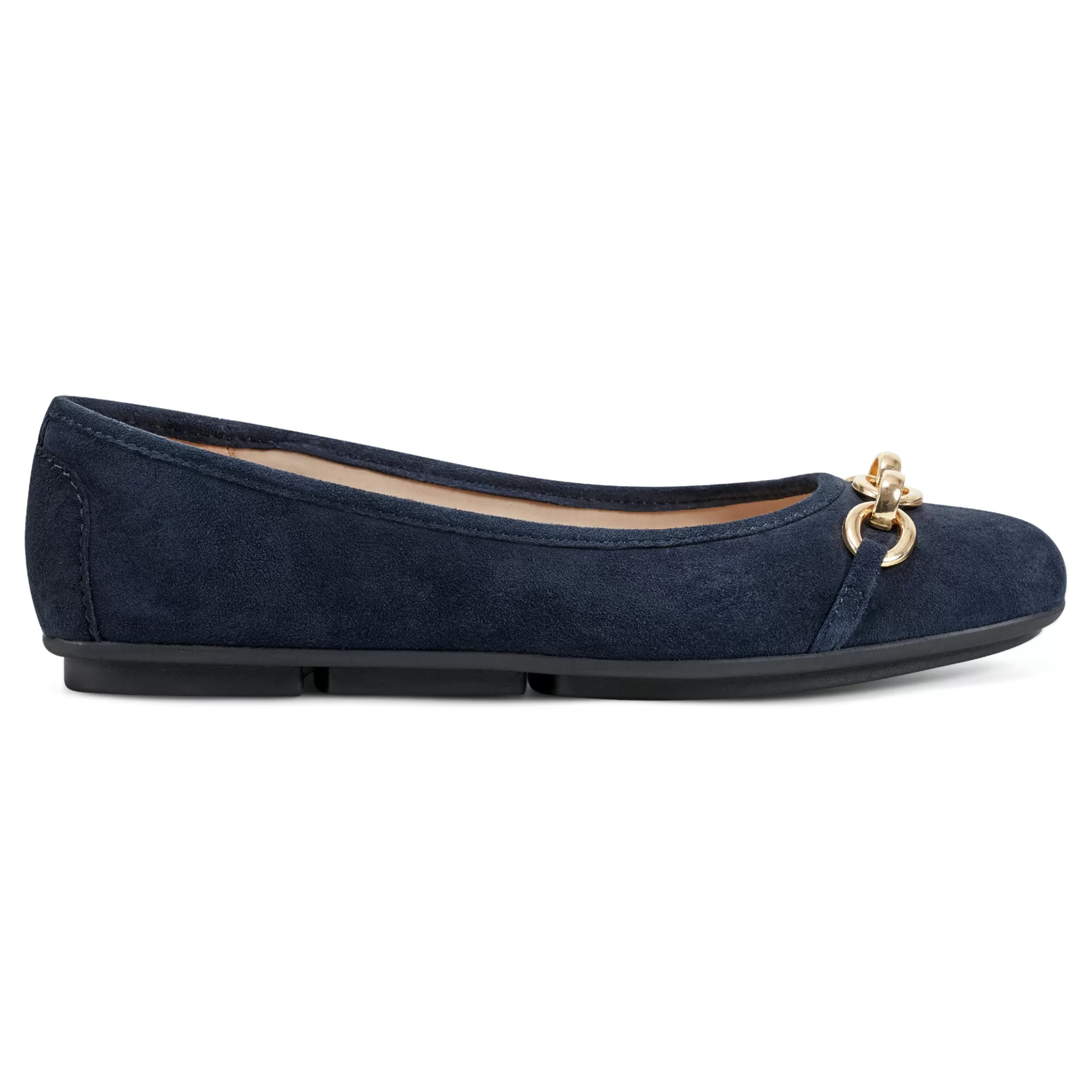 eFlex | eFlex-Easy Spirit Brandi Ballet Flats Navy Suede