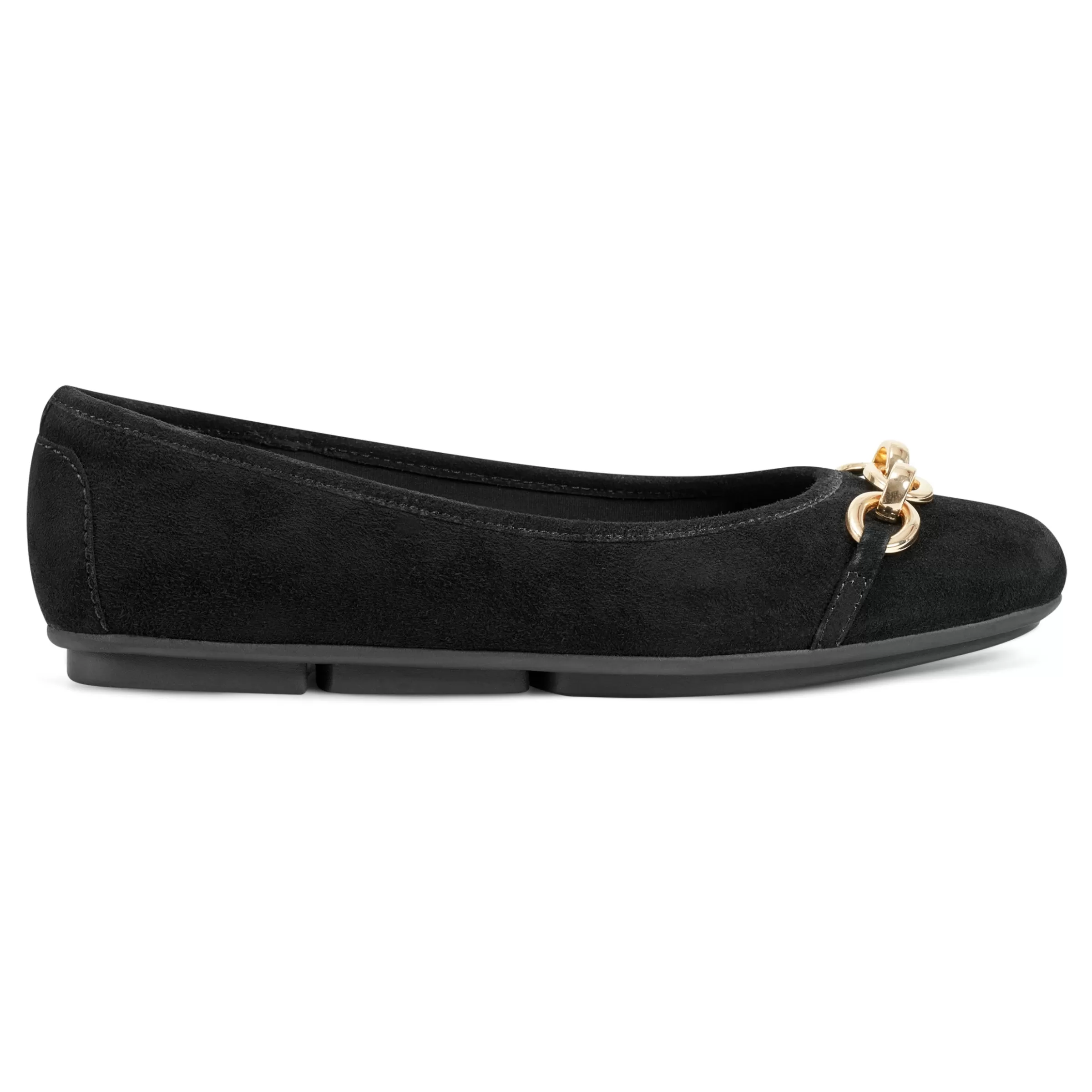 eFlex | eFlex-Easy Spirit Brandi Ballet Flats Black Suede