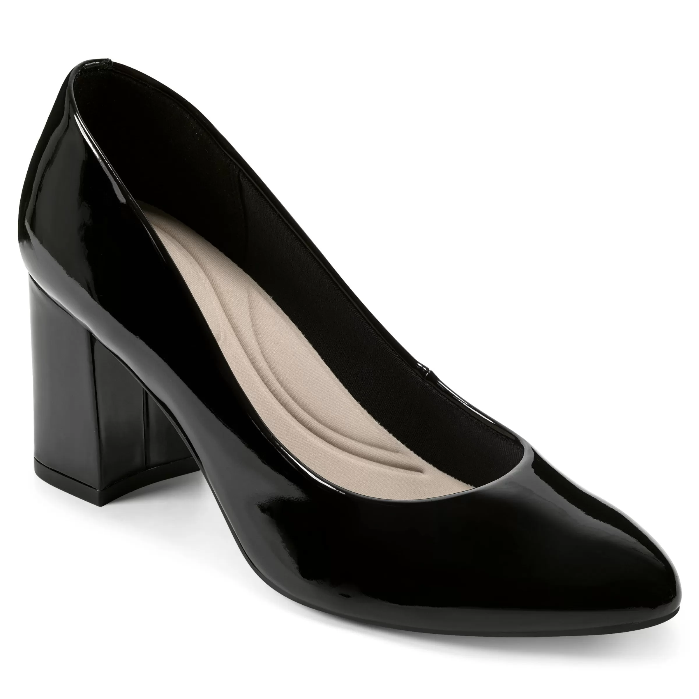 eFlex | eFlex-Easy Spirit Cadet Pumps Black Patent