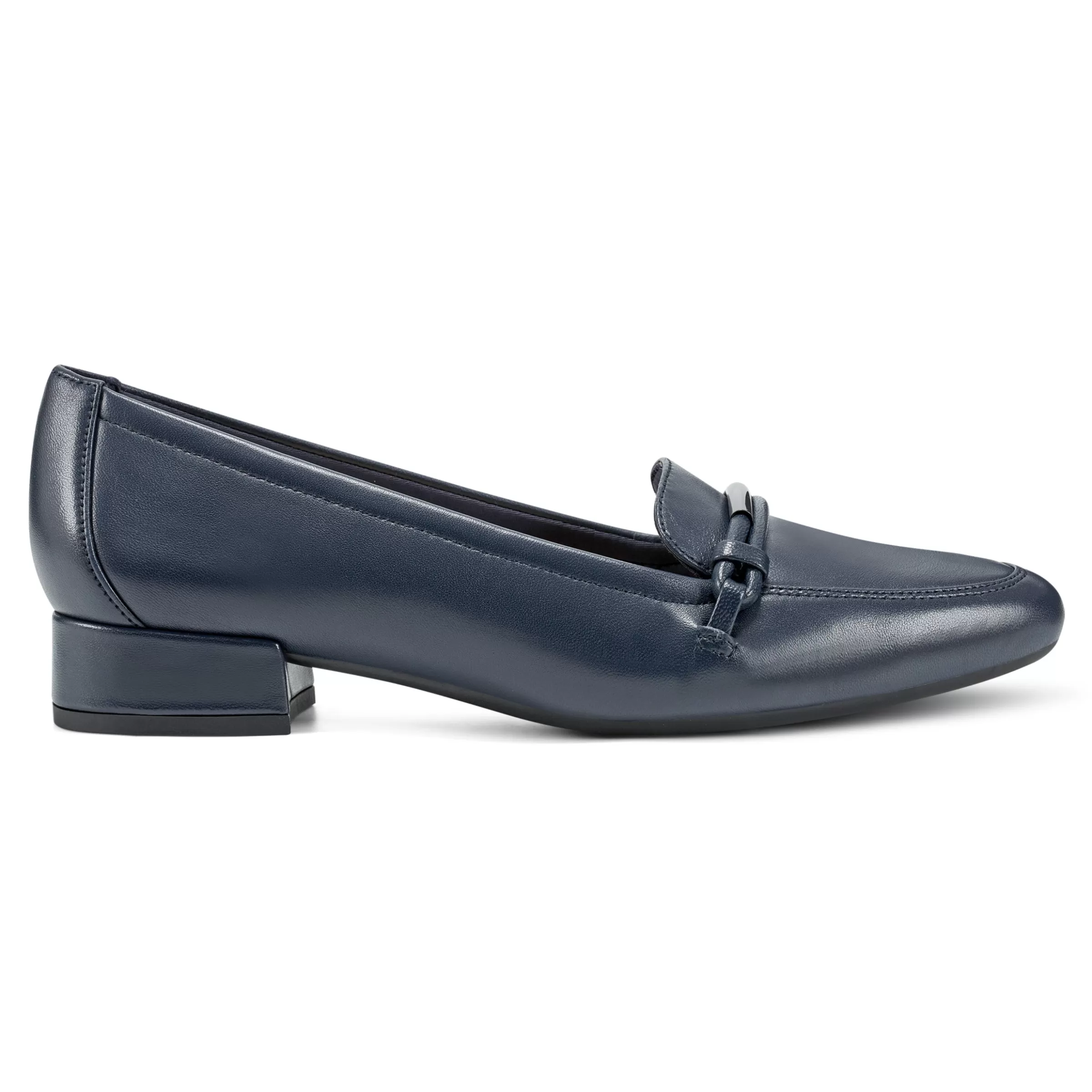 Low Heels | eFlex-Easy Spirit Carlina Dress Pumps Navy Leather