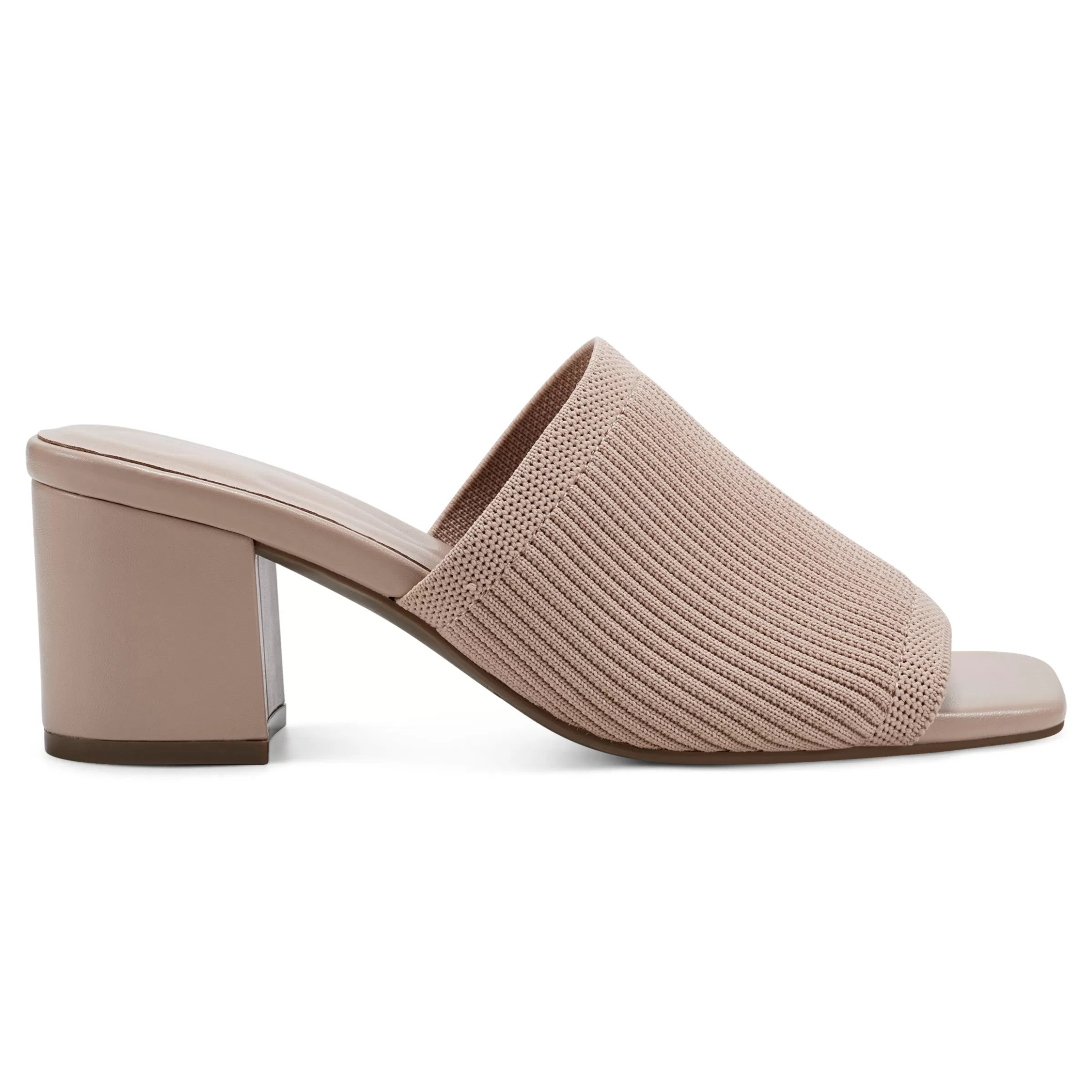 Dress | Sandals-Easy Spirit Caryn Heeled Slide Sandals Nude