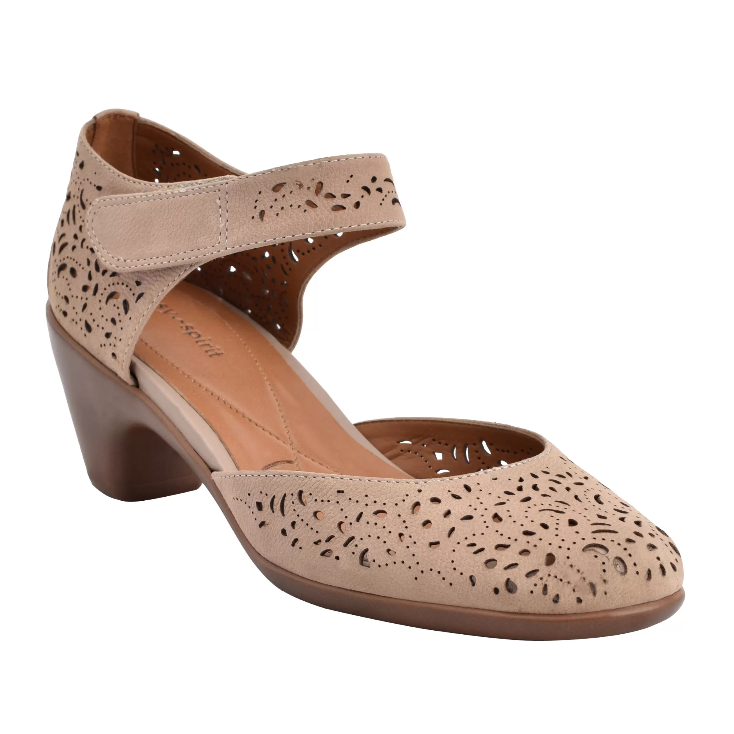 Mid Heels | Cindie Mary Jane Heels-Easy Spirit Cindie Mary Jane Heels Taupe