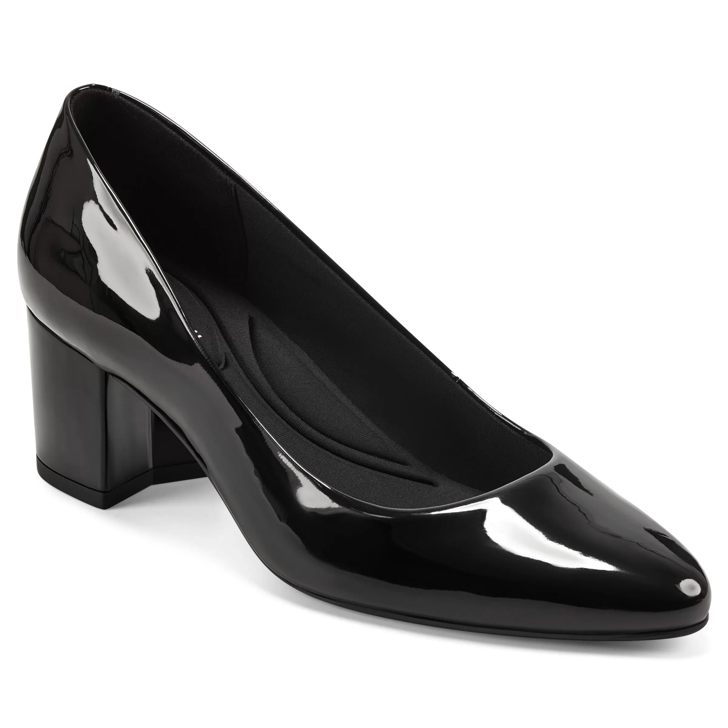 Cosma Pumps | Mid Heels-Easy Spirit Cosma Pumps Black Patent