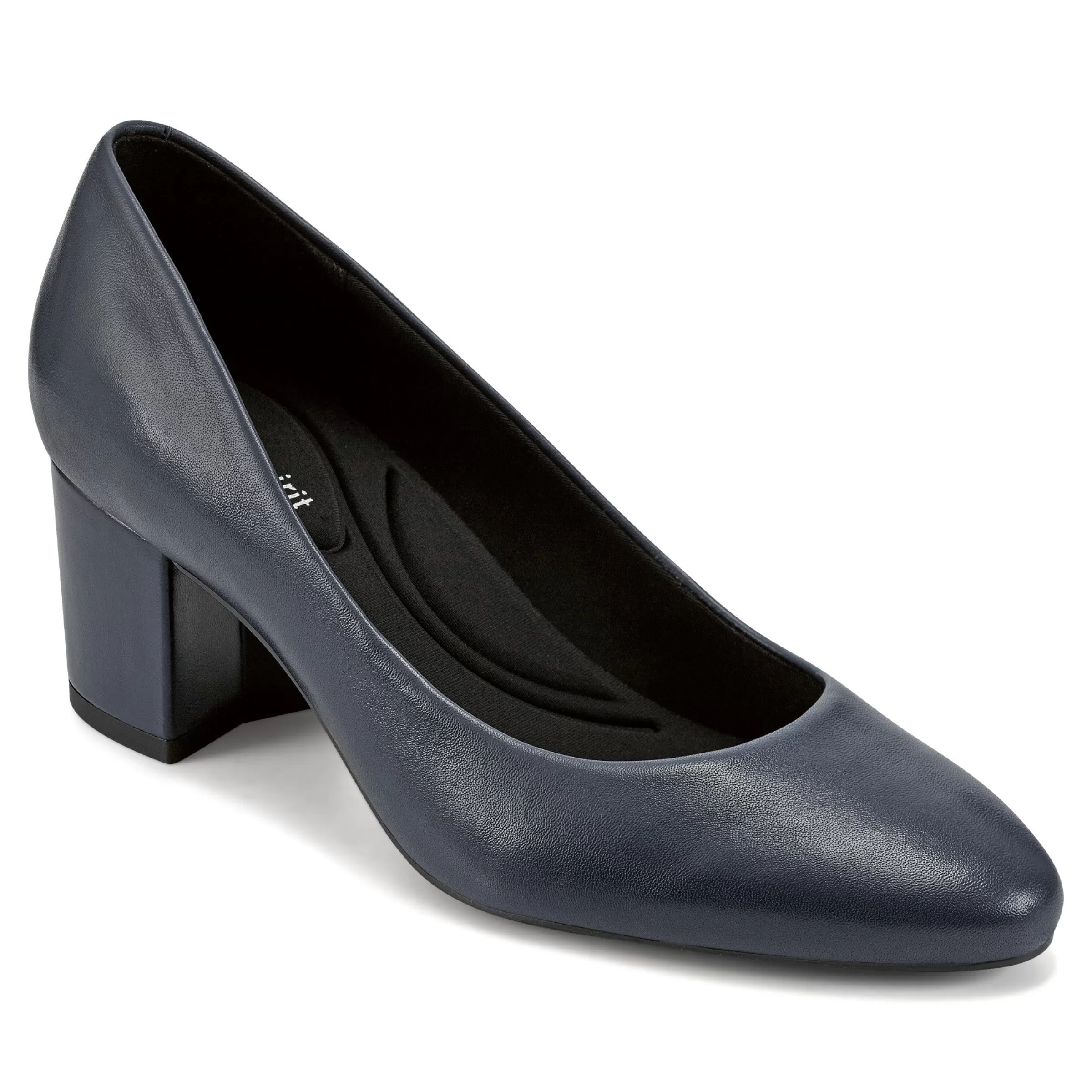 Cosma Pumps | Mid Heels-Easy Spirit Cosma Pumps Navy Leather