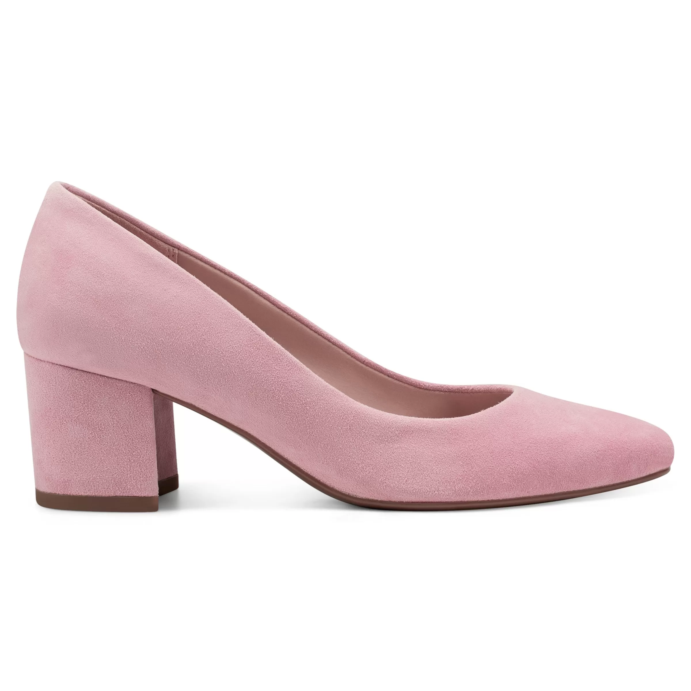 Cosma Pumps | Mid Heels-Easy Spirit Cosma Pumps Light Pink Suede