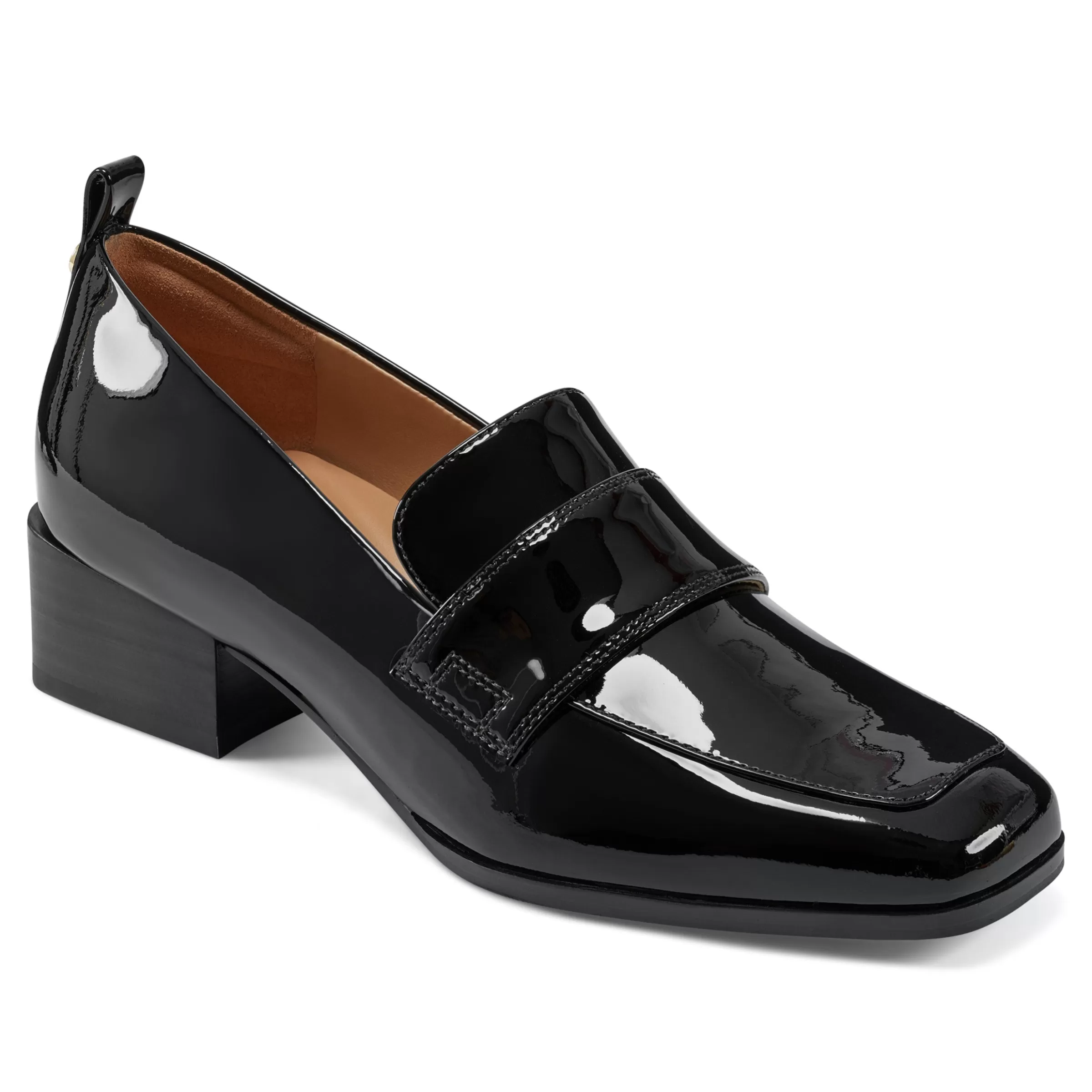 eFlex | eFlex-Easy Spirit Darlene Dress Loafers Black Patent Leather