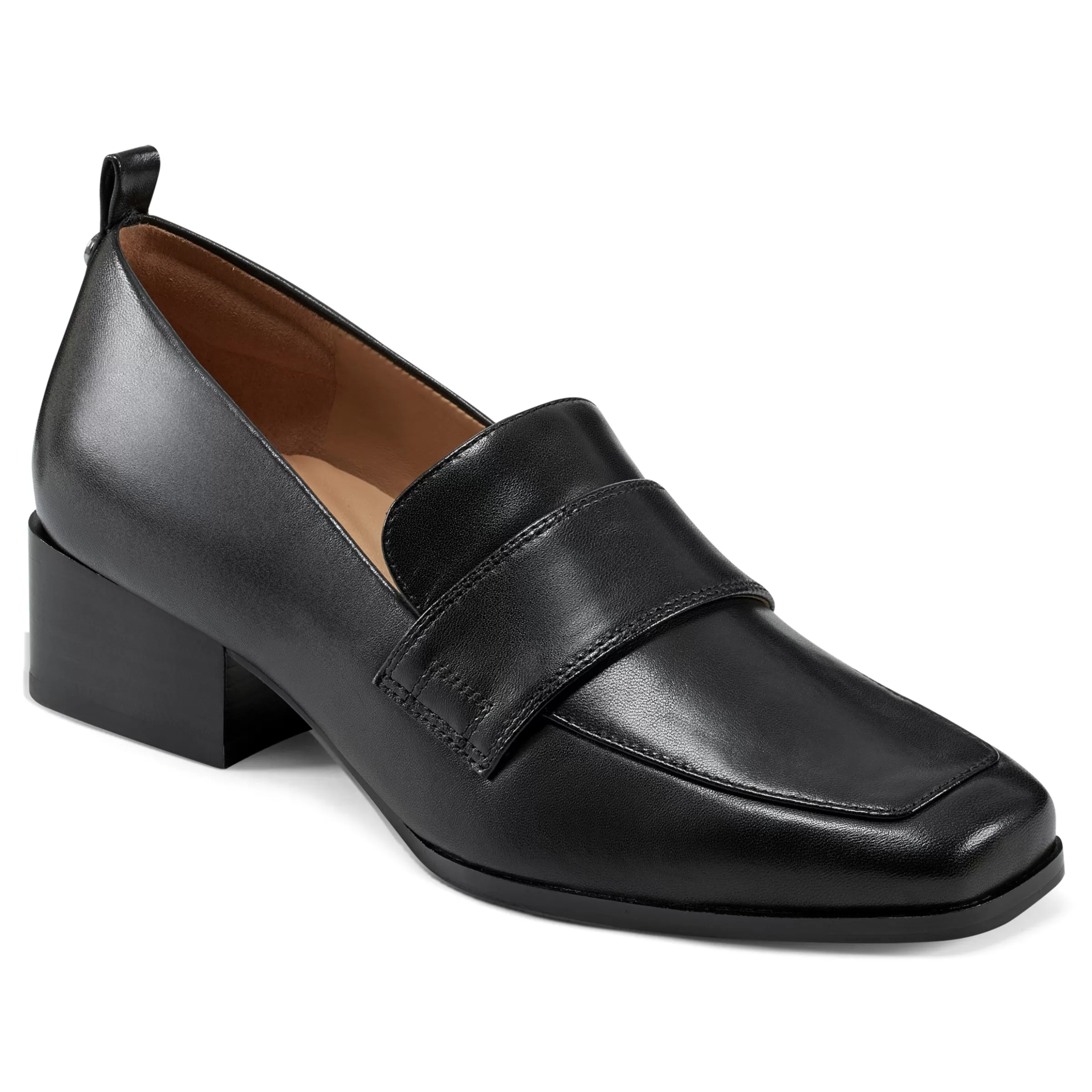 eFlex | eFlex-Easy Spirit Darlene Dress Loafers Black Leather