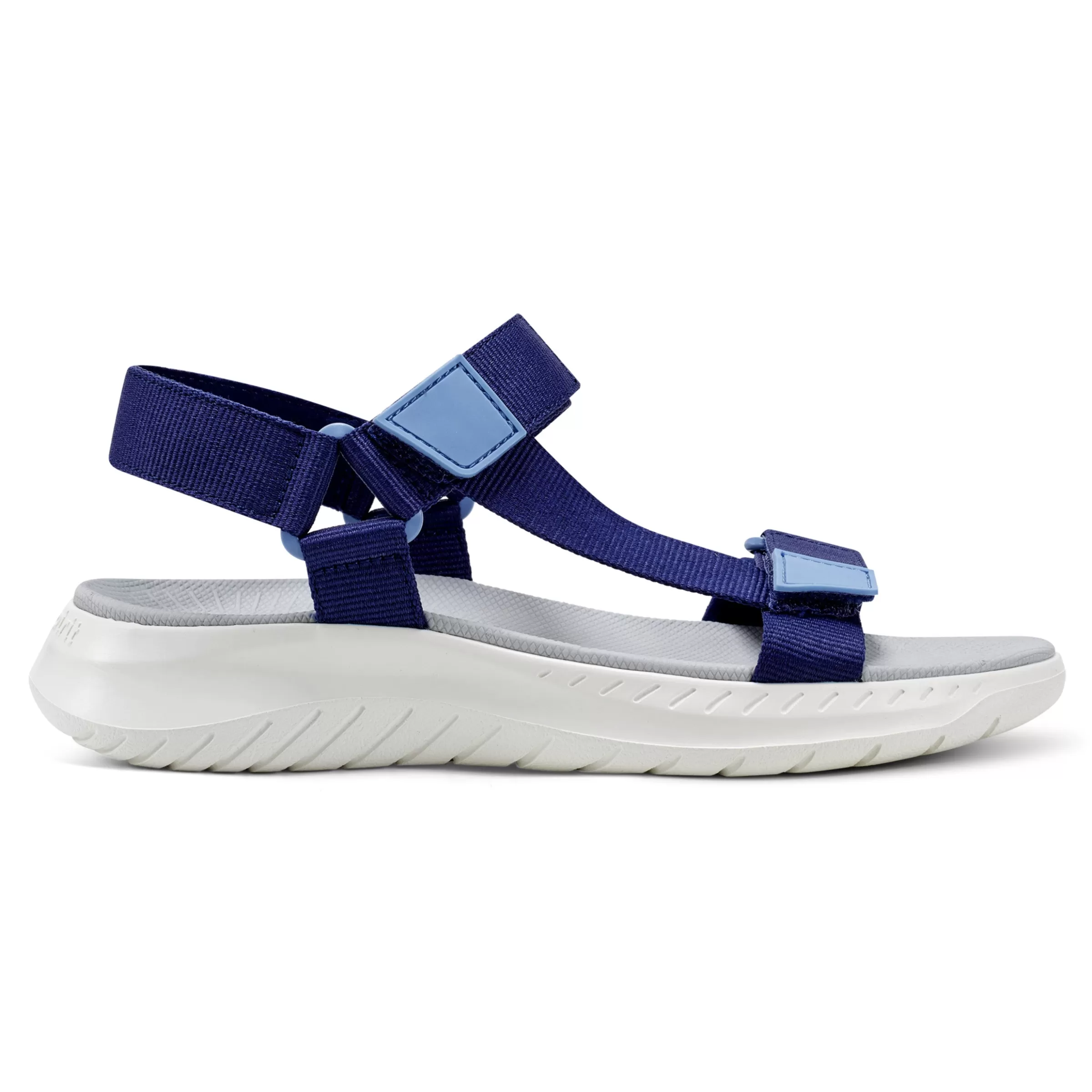 Sport | Sandals-Easy Spirit Davis Casual Sandals Dark Blue Suede