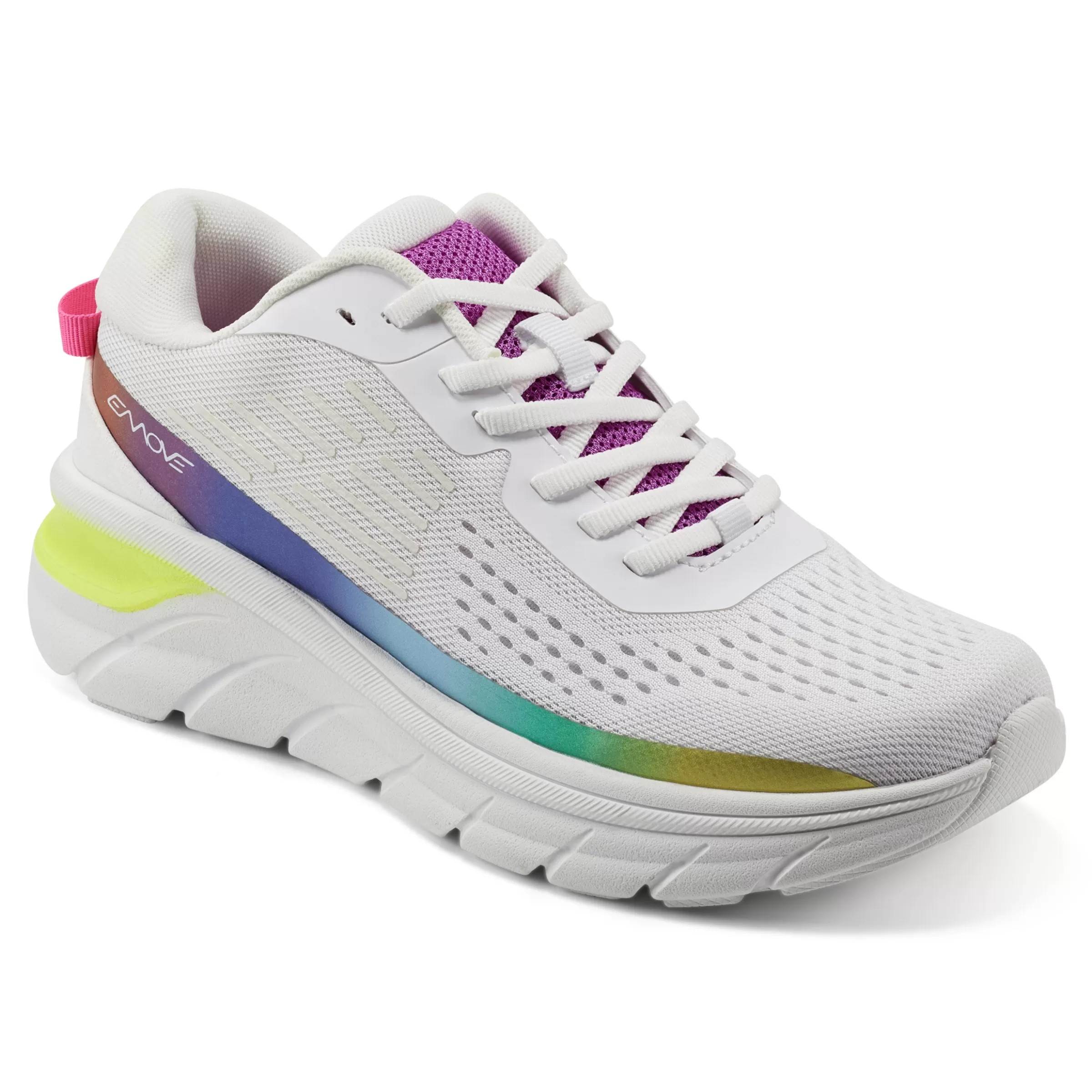 eMove | Mel Walking Shoes-Easy Spirit Denise Austin Mel EMOVE Walking Shoes White/Rainbow