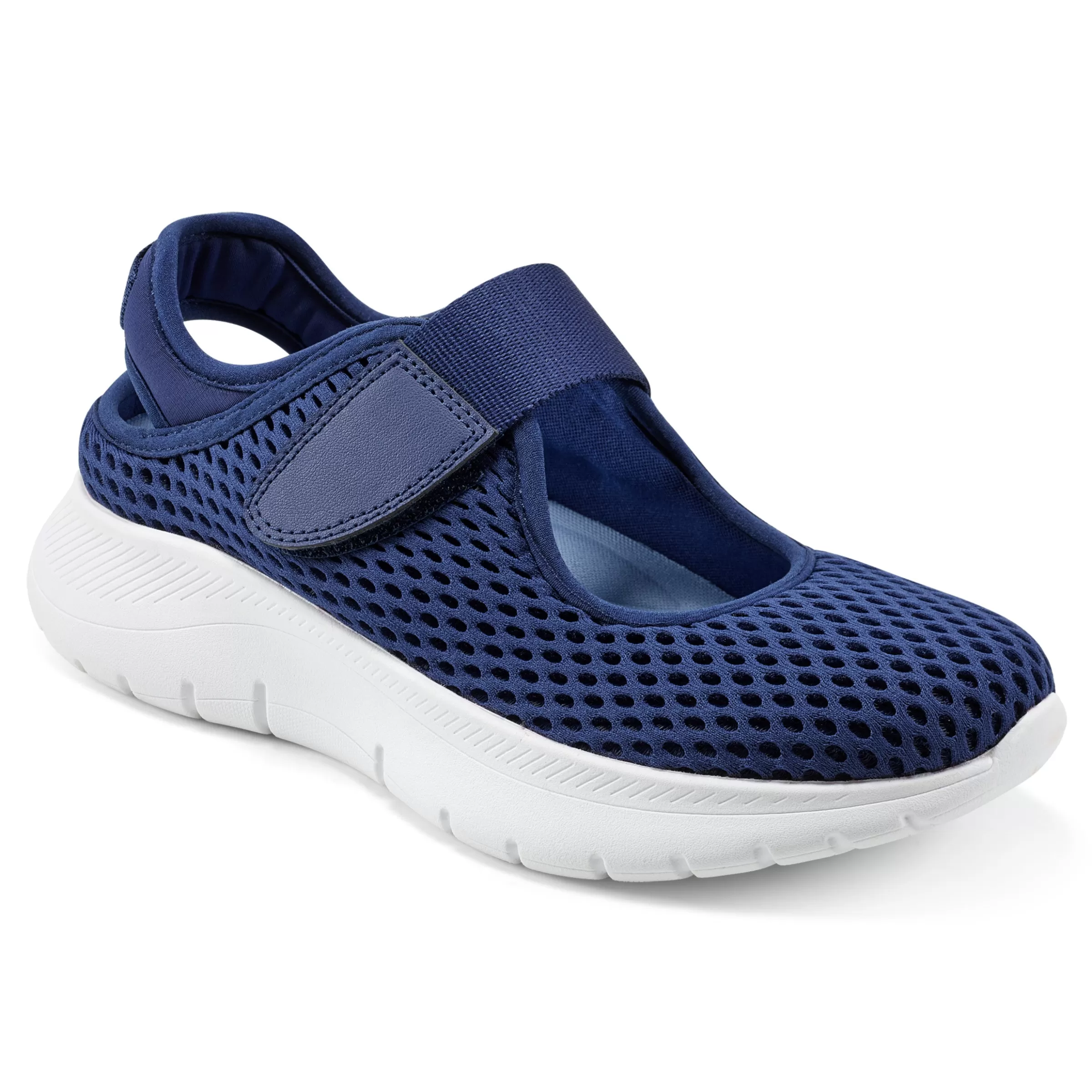 Slip Ons | Slip Ons-Easy Spirit Denise Austin Pheba Casual Mary Janes Navy Mesh