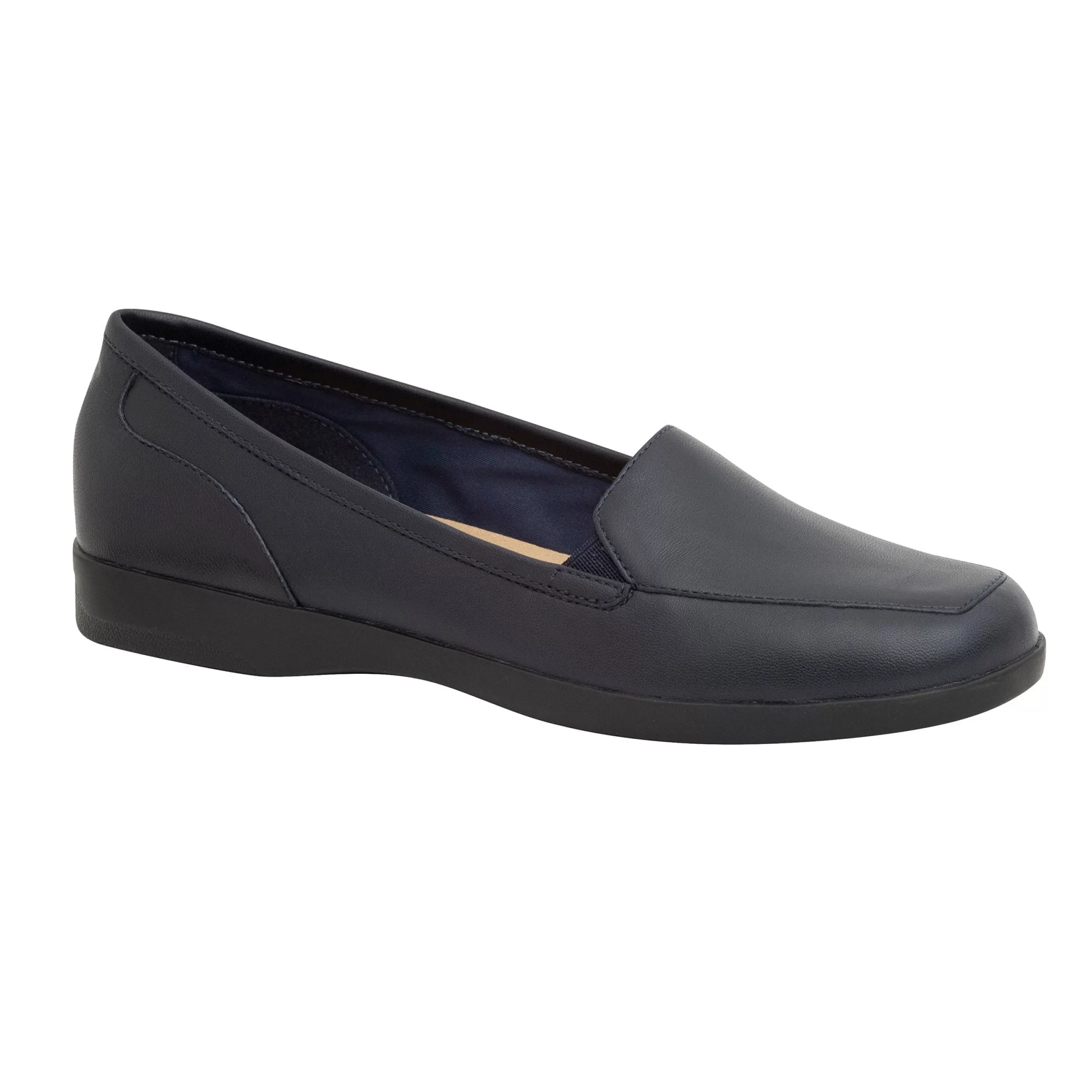 Flats | Flats-Easy Spirit Devitt Casual Flats Dark Blue Leather