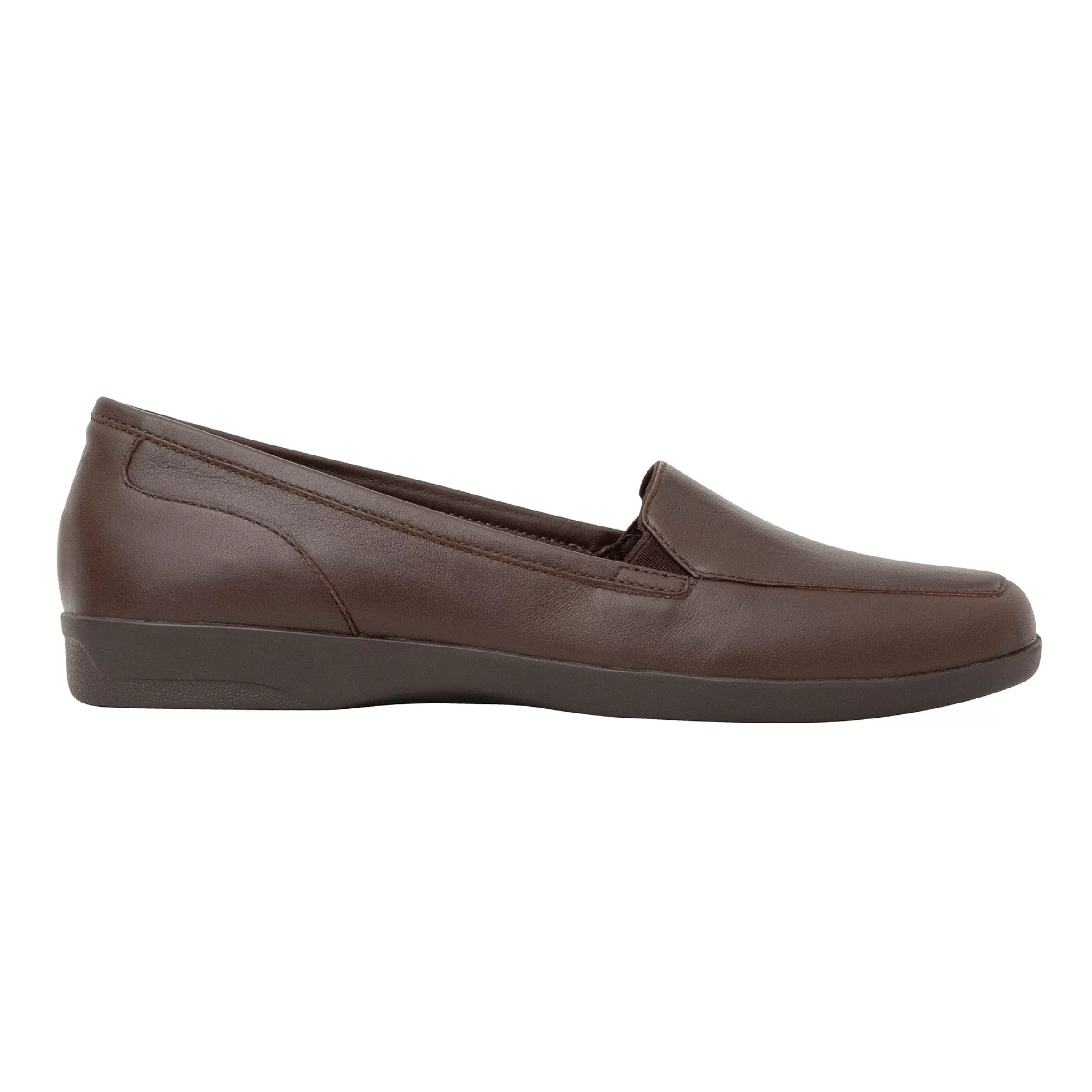 Slip Ons | Slip Ons-Easy Spirit Devitt Casual Flats Brown Leather