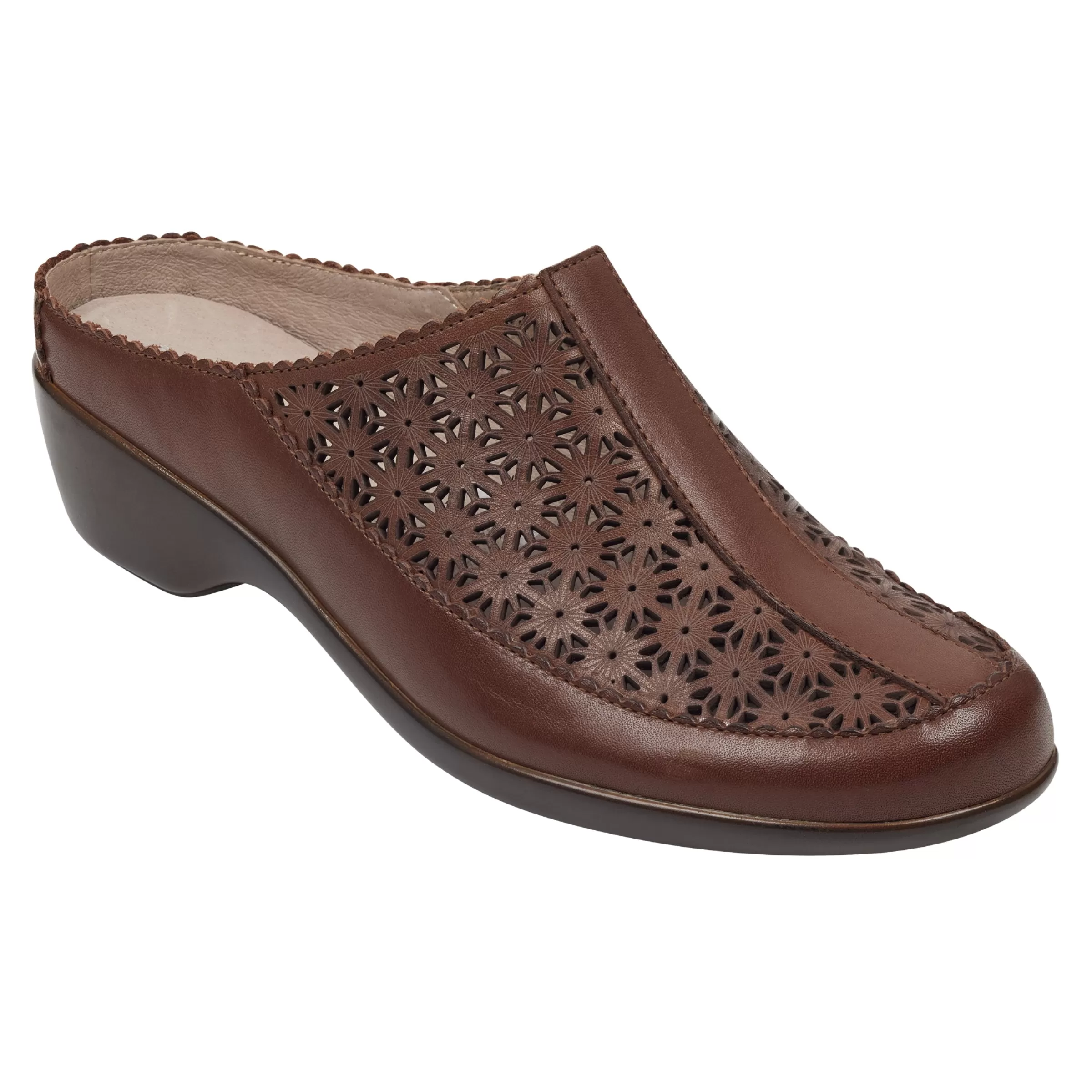 Mules | Mules-Easy Spirit Dusk Mule Clogs Brown Leather