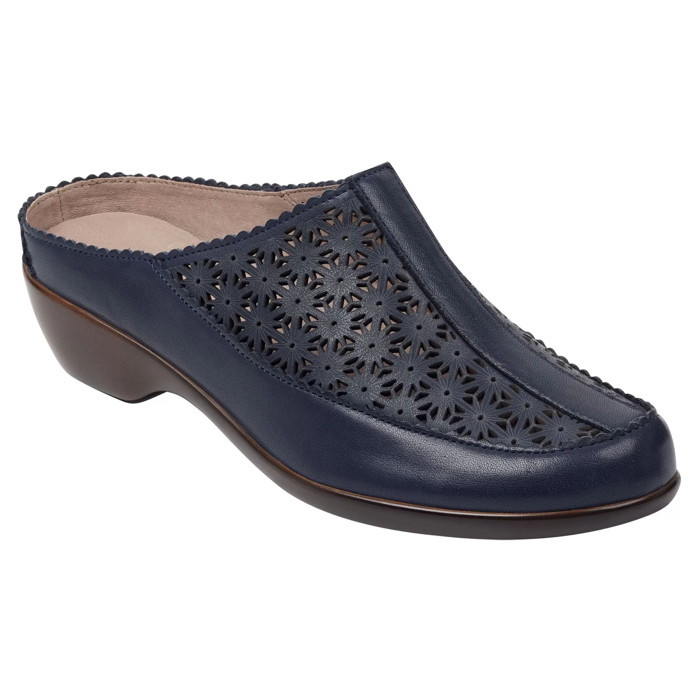 Mules | Mules-Easy Spirit Dusk Mule Clogs Navy Leather