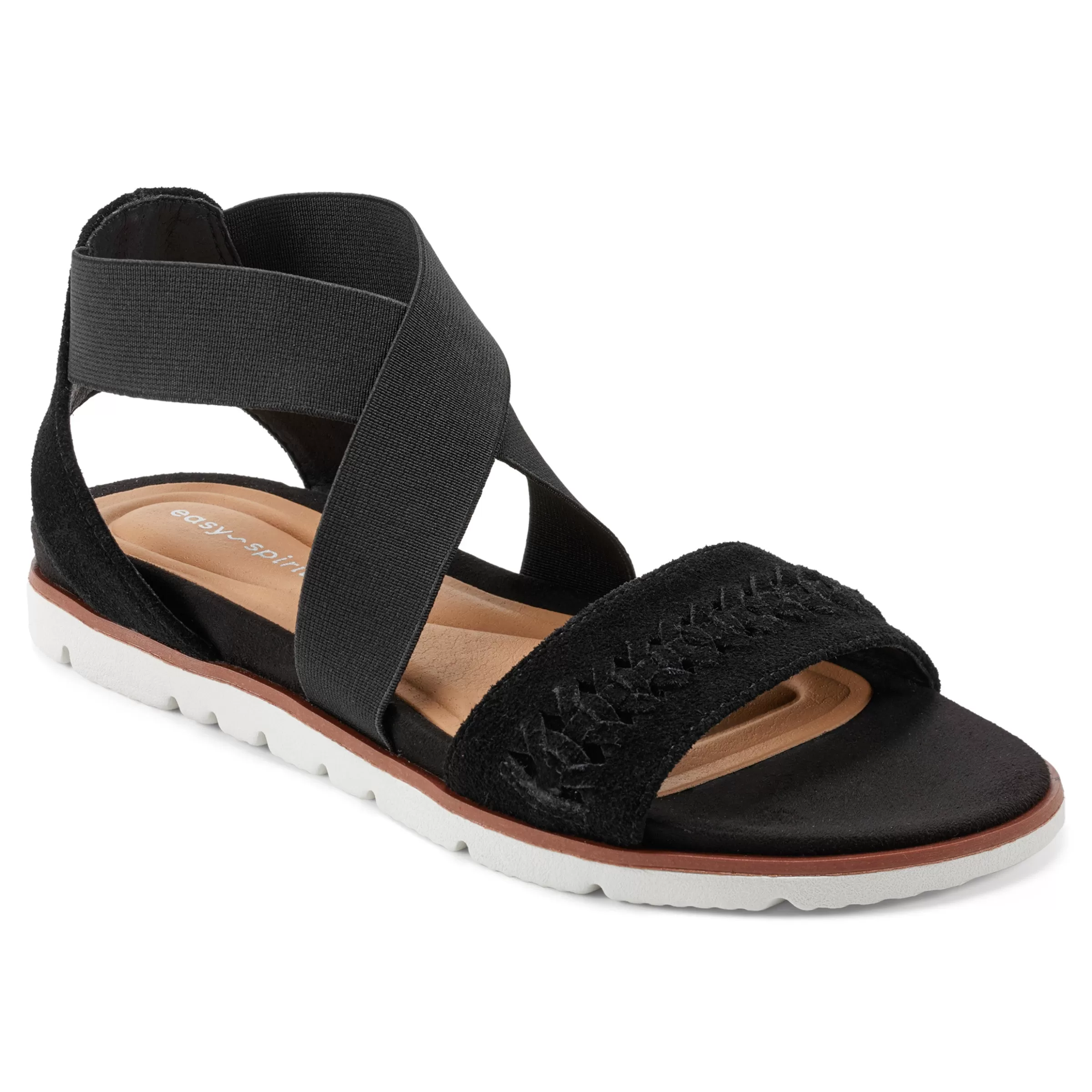 Casual | Flats-Easy Spirit Earla Casual Sandals Black