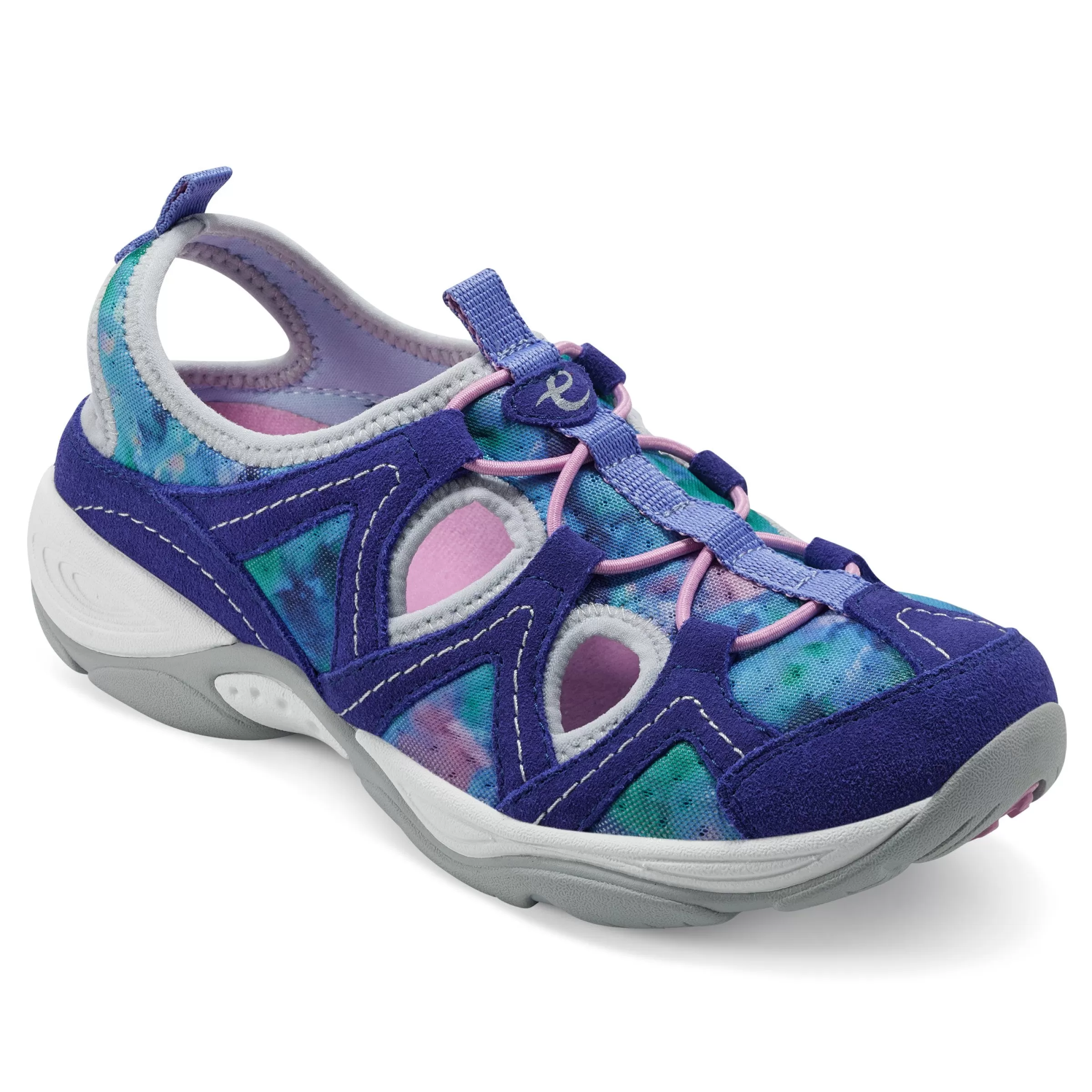 Explore24 | Explore24-Easy Spirit Earthen Walking Shoes Blue Multi Tie Dye