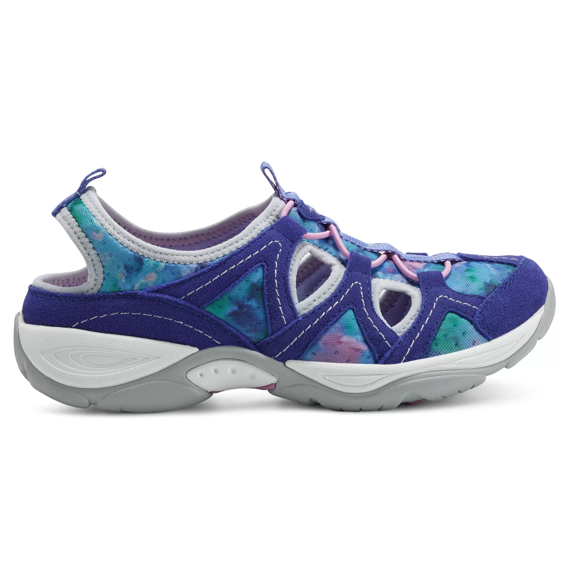 Explore24 | Explore24-Easy Spirit Earthen Walking Shoes Blue Multi Tie Dye