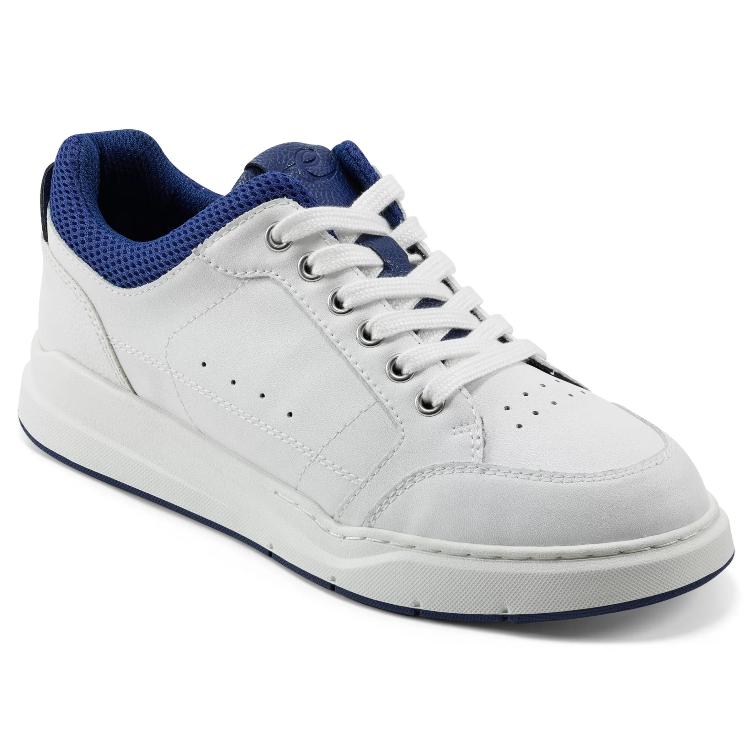 Sneakers | Sneakers-Easy Spirit x Denise Austin Dilli Lace-up Court Sneakers White Leather