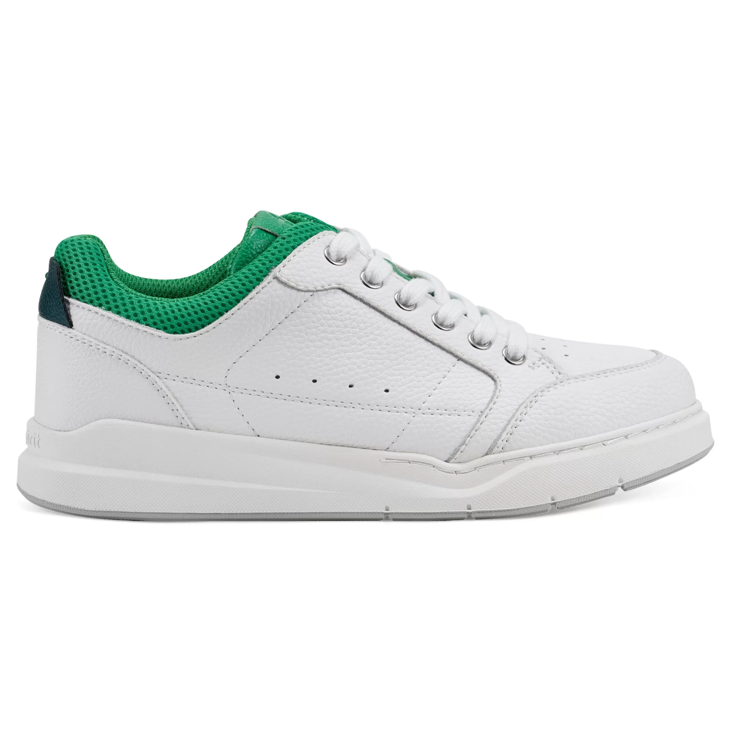 Sneakers | Sneakers-Easy Spirit x Denise Austin Dilli Lace-up Court Sneakers White Green Leather