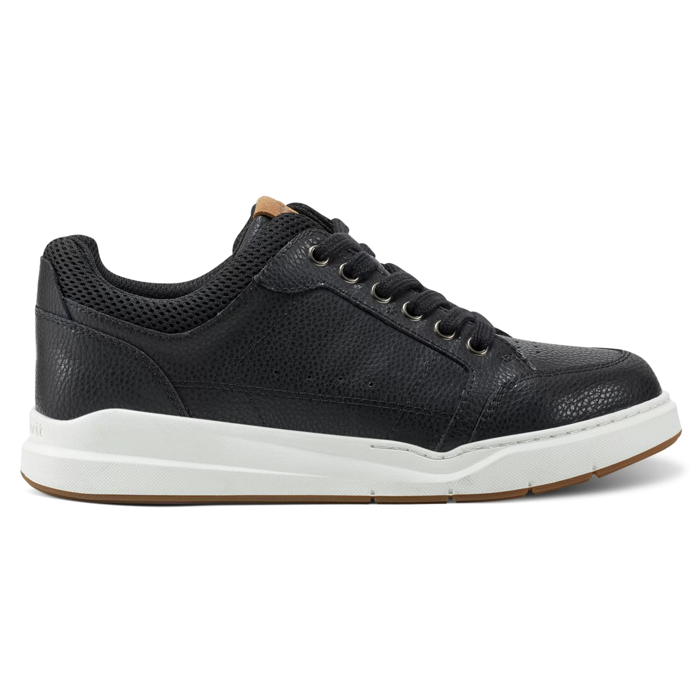 Sneakers | Sneakers-Easy Spirit x Denise Austin Dilli Lace-up Court Sneakers Black Leather