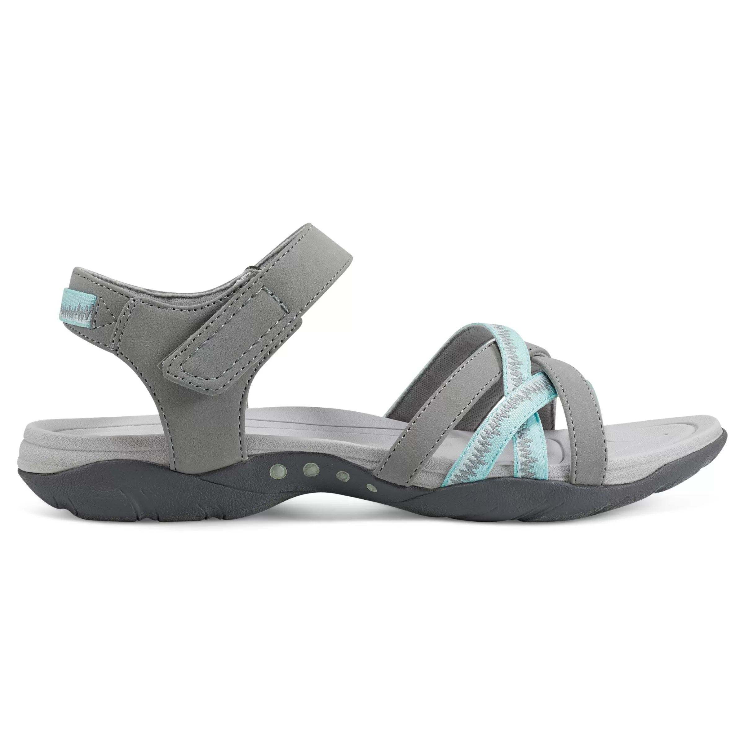 Sport | Explore24-Easy Spirit Edine Flat Sandals Grey/Blue Glass