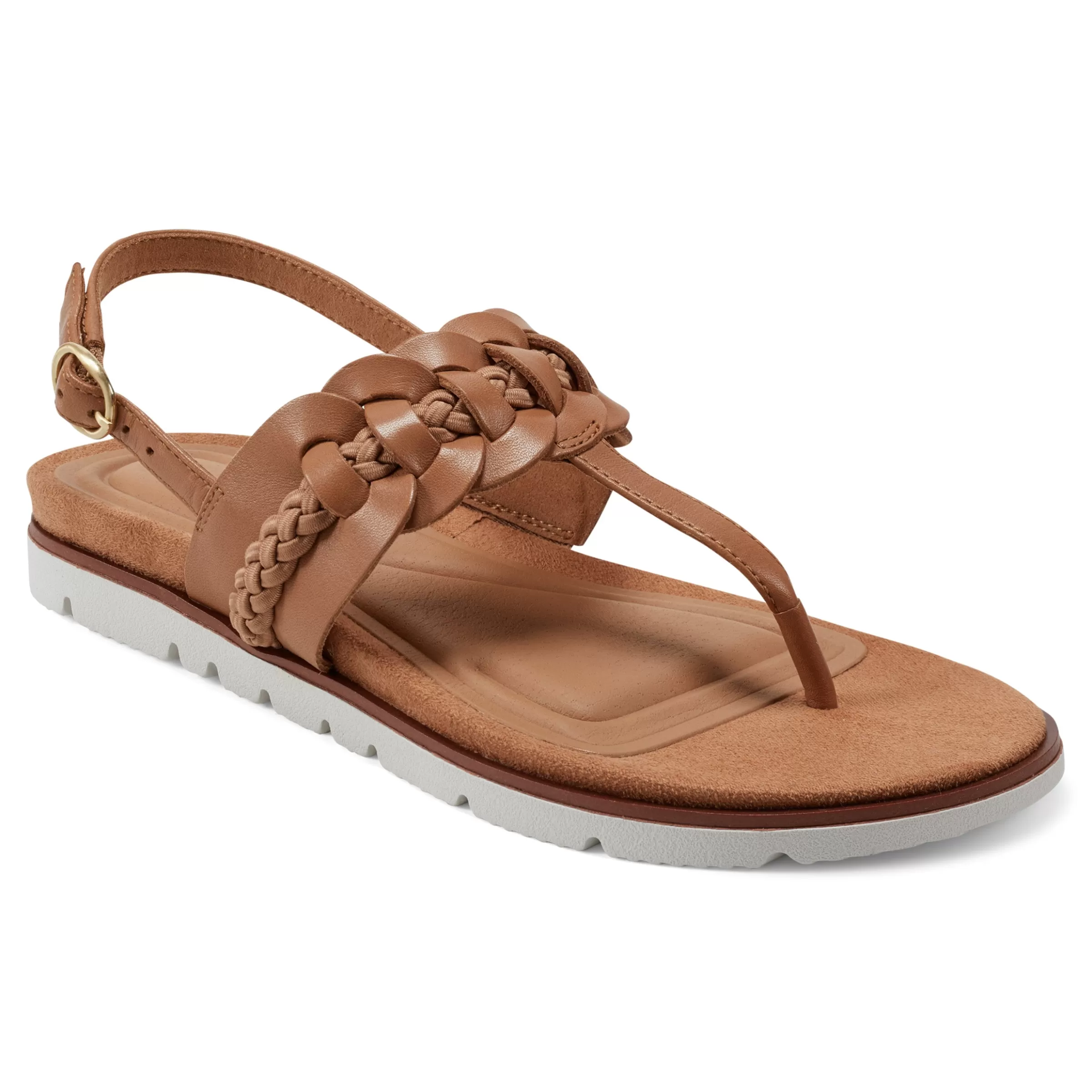 Casual | Flats-Easy Spirit Elaine Flat Sandals Almond Brown