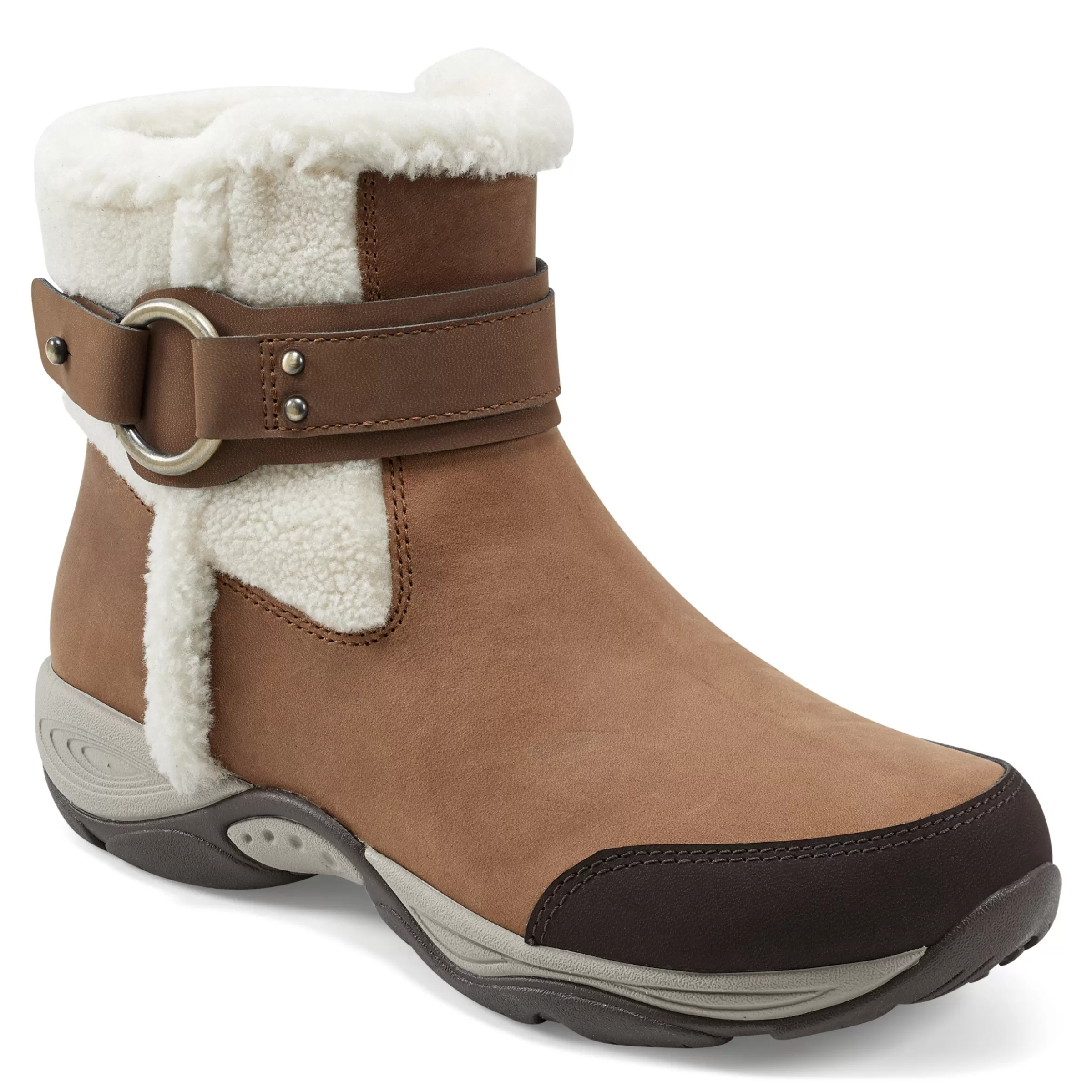 Explore24 | Explore24-Easy Spirit Elinor Cold Weather Booties Tan Combo