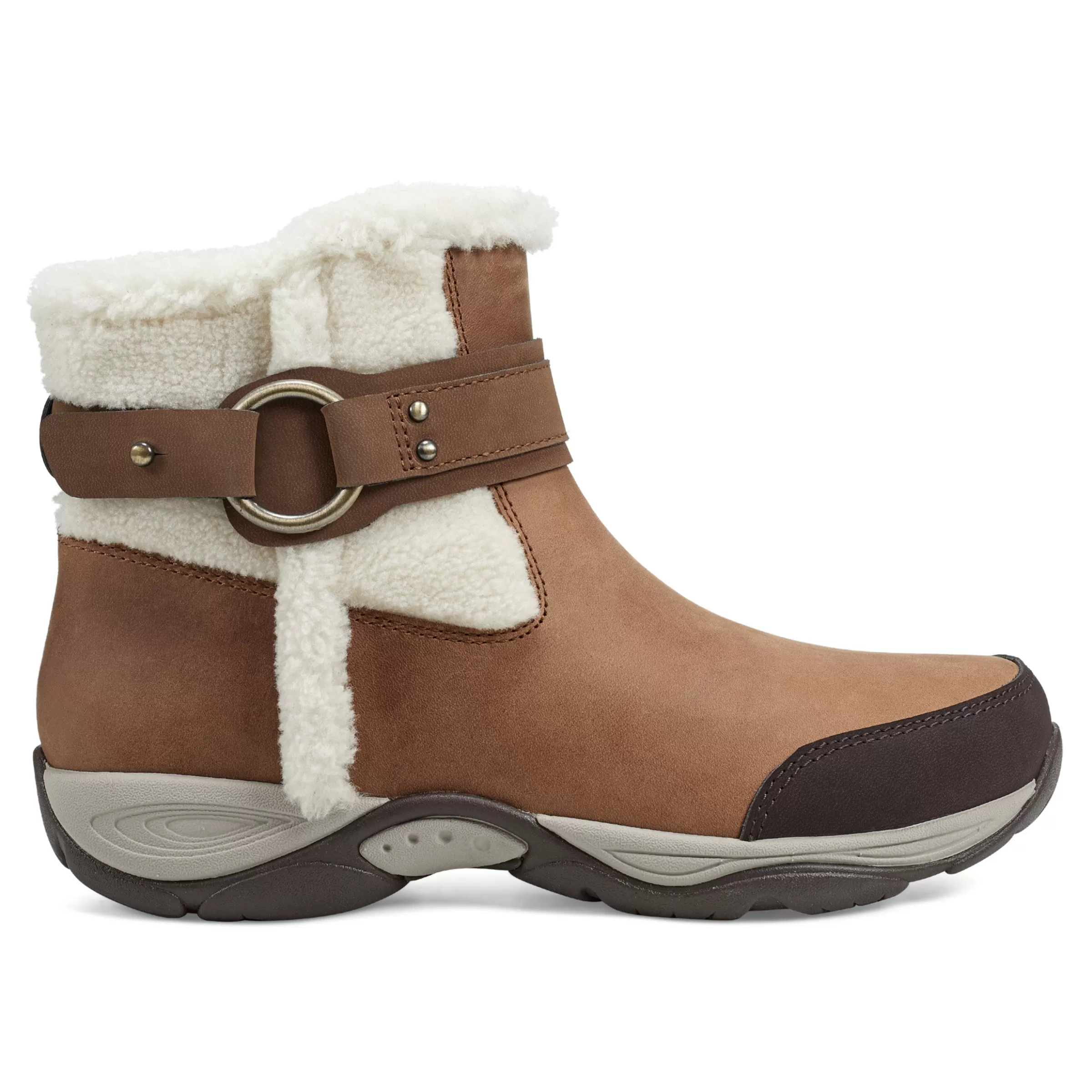 Explore24 | Explore24-Easy Spirit Elinor Cold Weather Booties Tan Combo