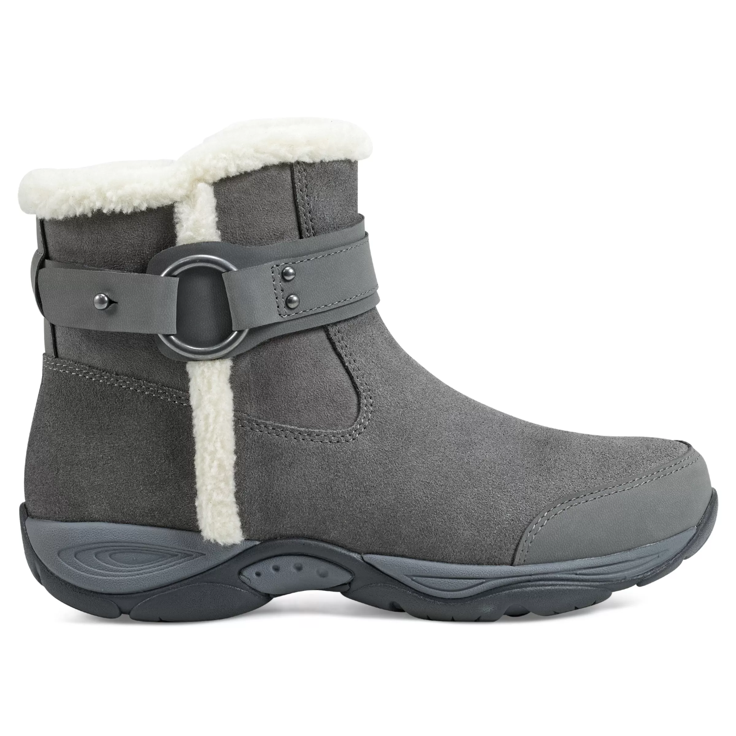 Explore24 | Explore24-Easy Spirit Elinor Cold Weather Booties Grey Suede