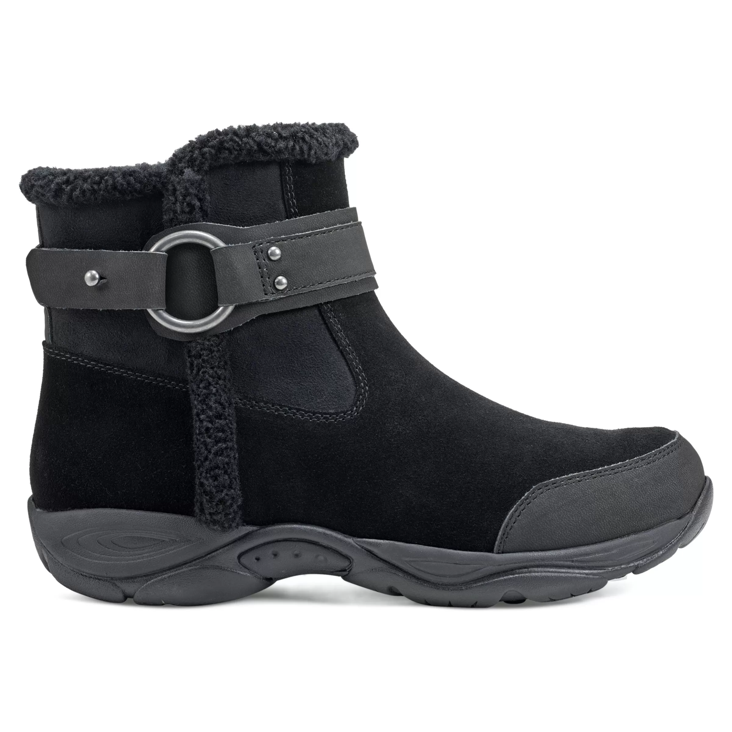 Explore24 | Explore24-Easy Spirit Elinor Cold Weather Booties Black Suede