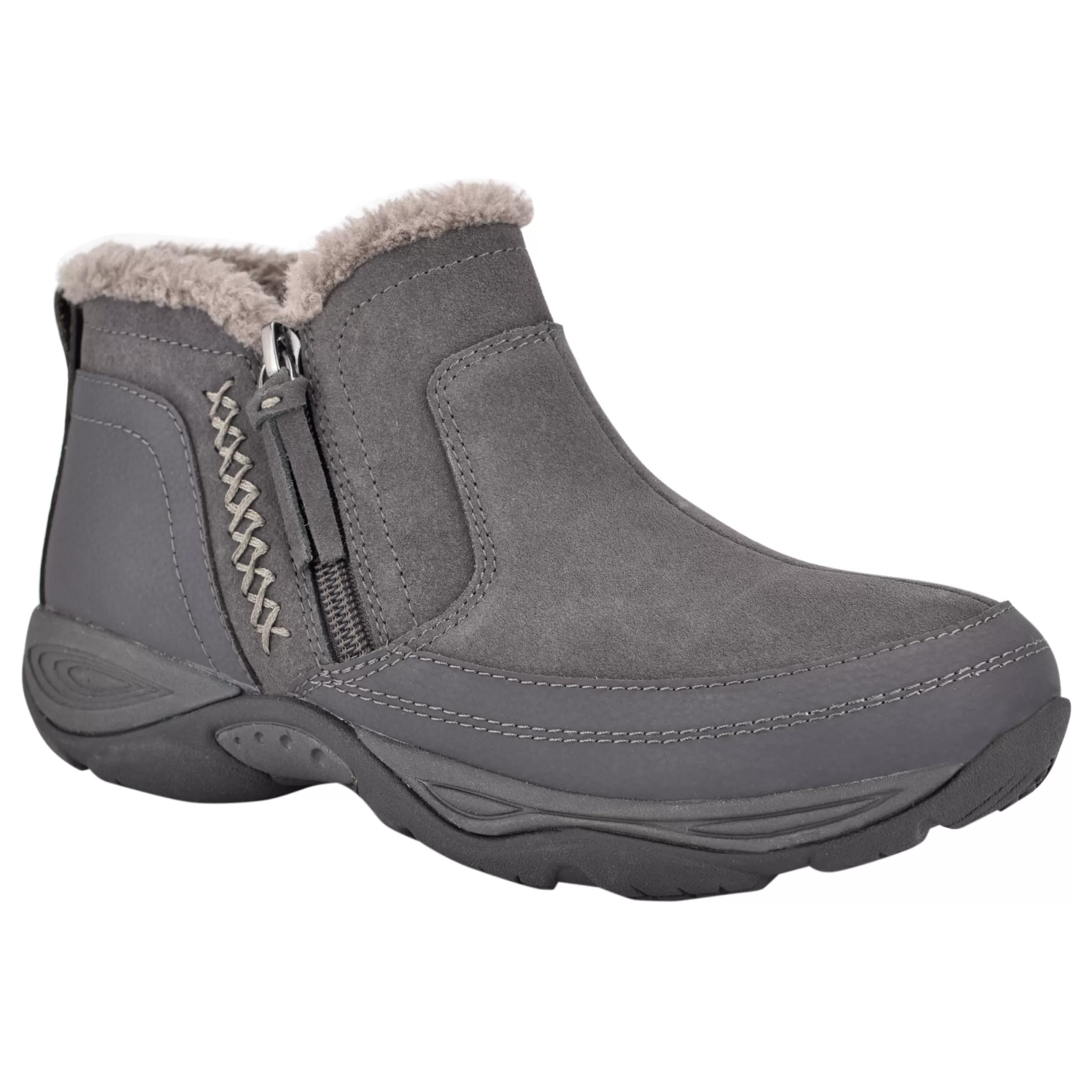 Explore24 | Explore24-Easy Spirit Epic Cold Weather Booties Grey Suede