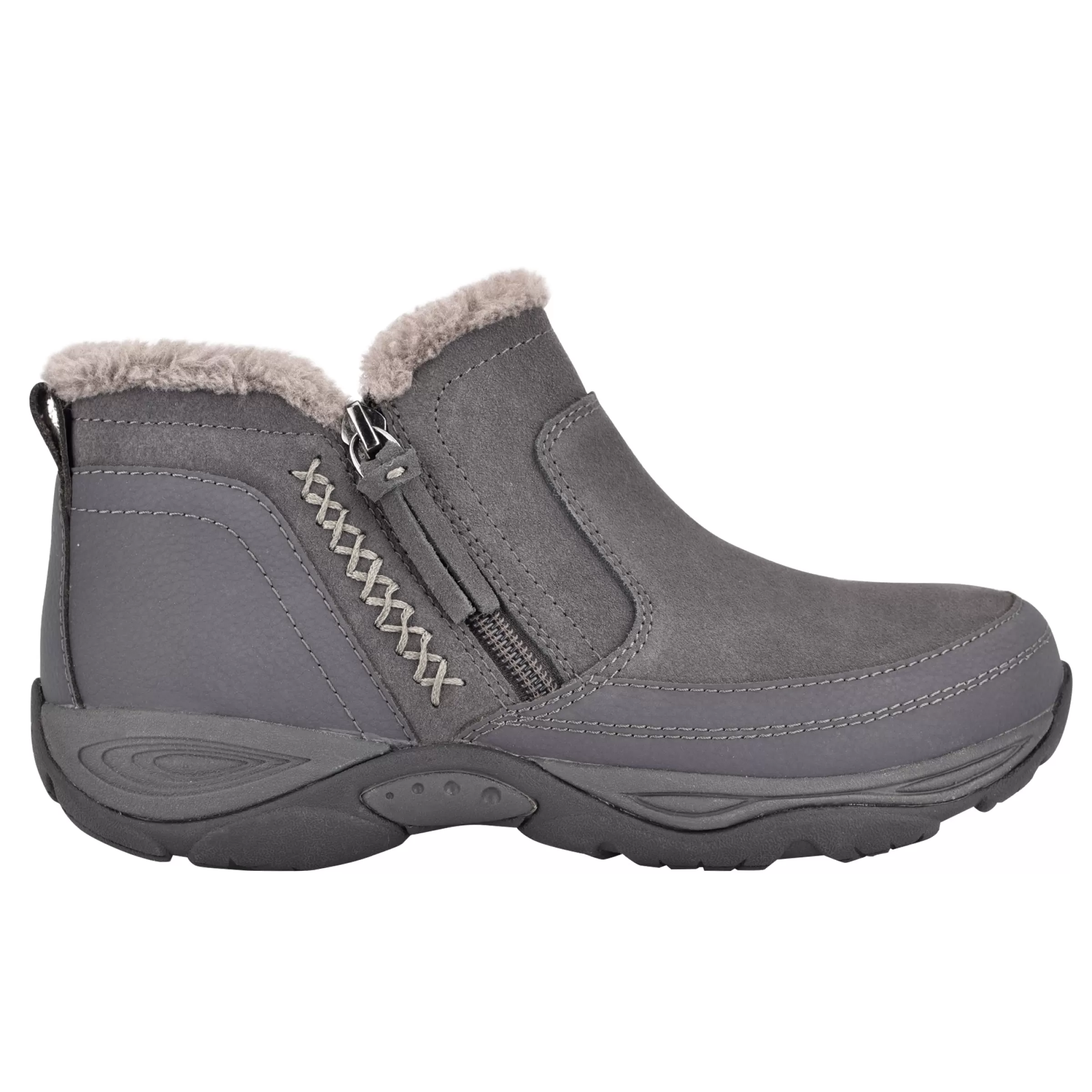 Explore24 | Explore24-Easy Spirit Epic Cold Weather Booties Grey Suede