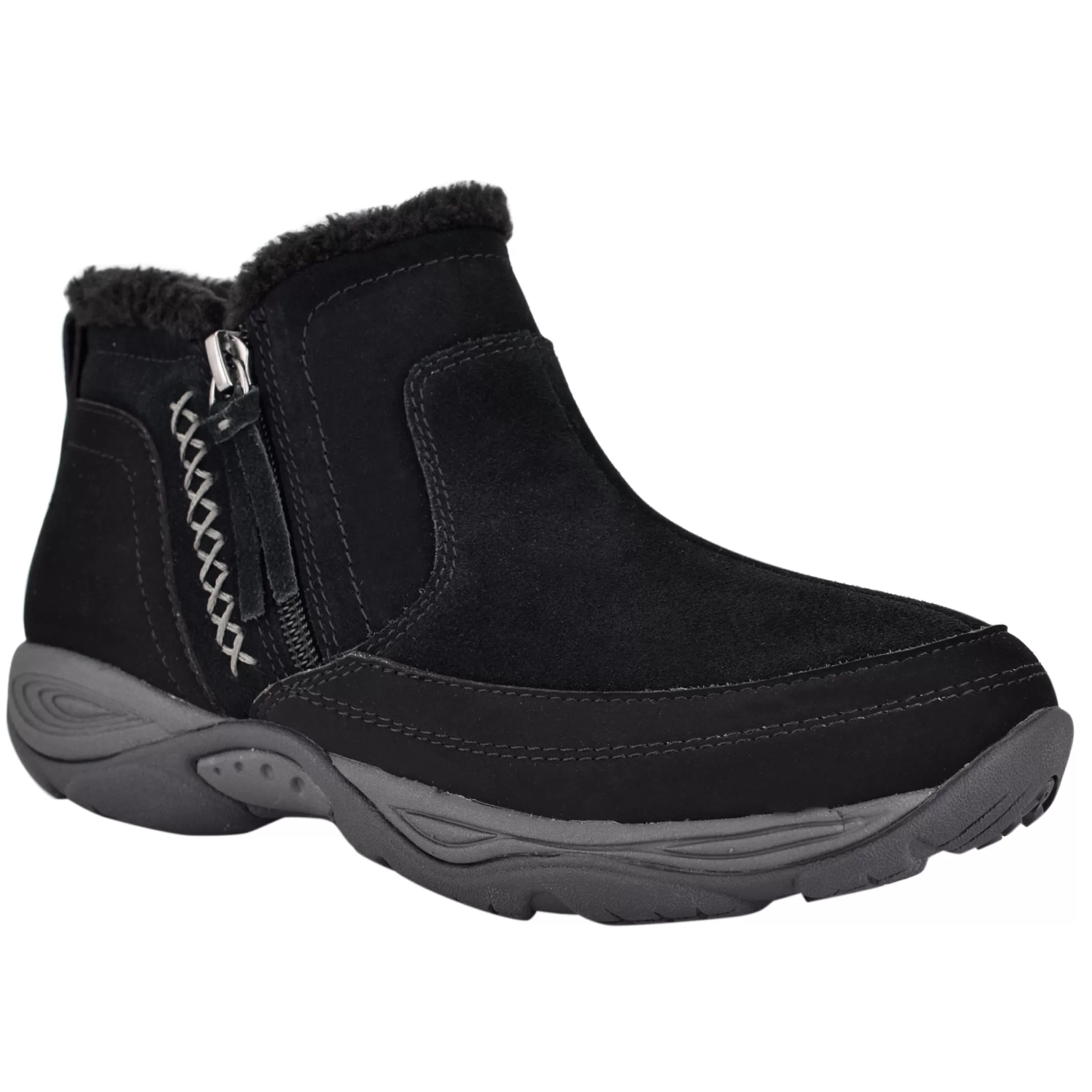 Explore24 | Explore24-Easy Spirit Epic Cold Weather Booties Black Suede