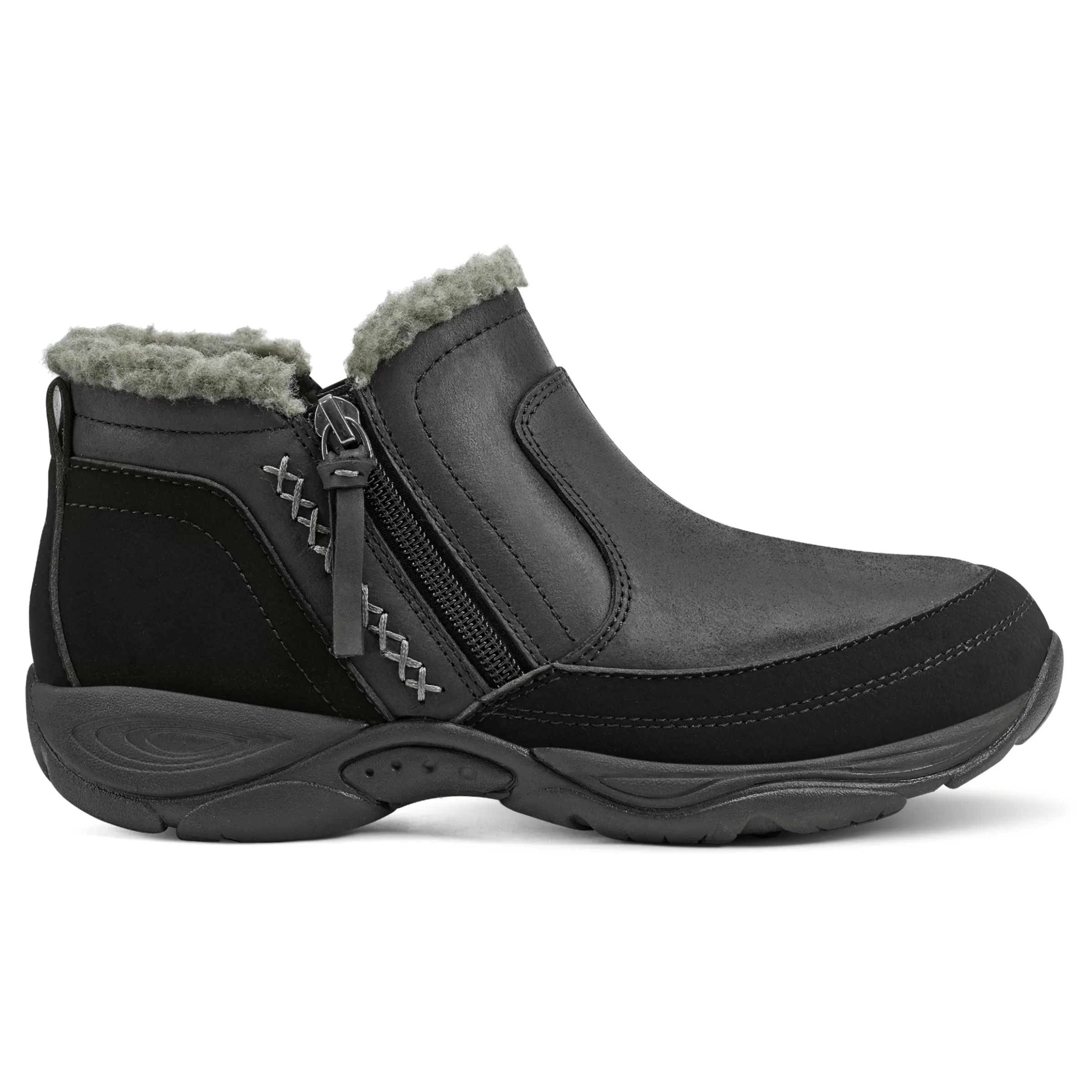 Explore24 | Explore24-Easy Spirit Epic Cold Weather Booties Black Leather